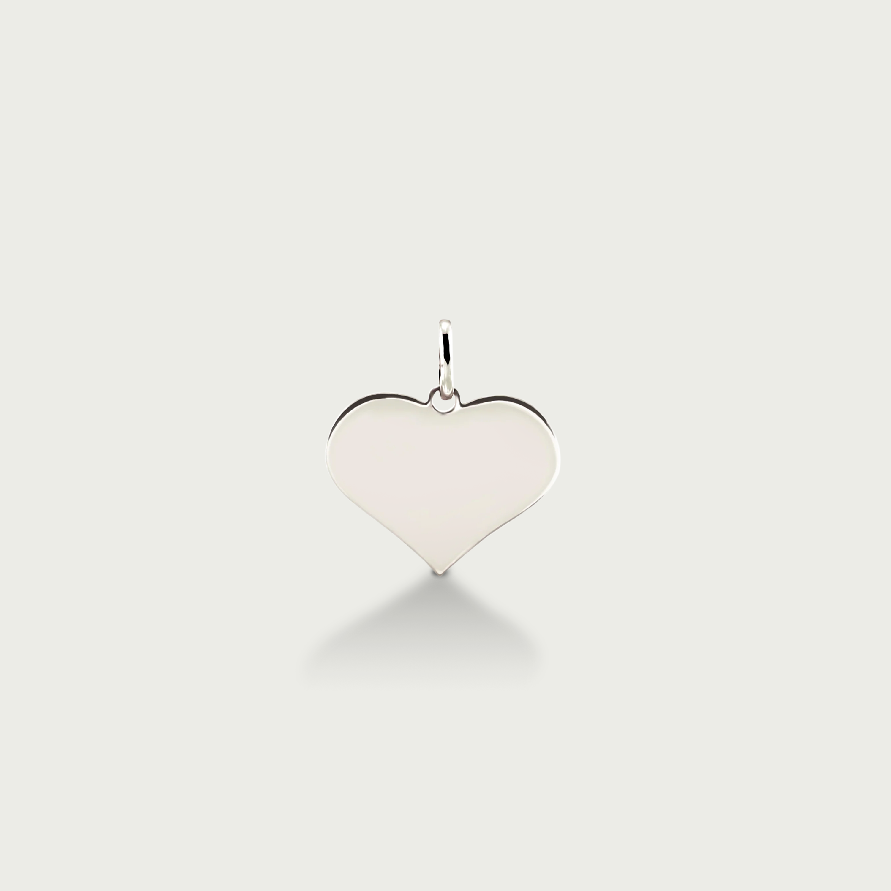 Cherie White Gold Heart Pendant
