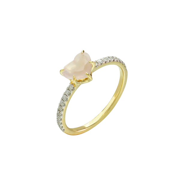 Give Love Heart Solitaire Ring