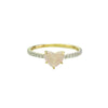 Give Love Heart Solitaire Ring