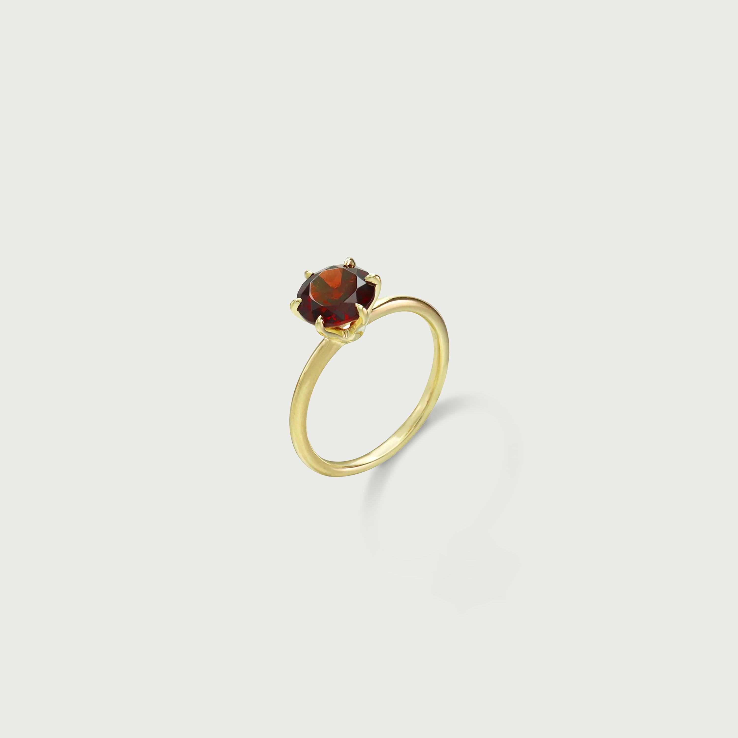 Good Life Garnet Solitaire Ring