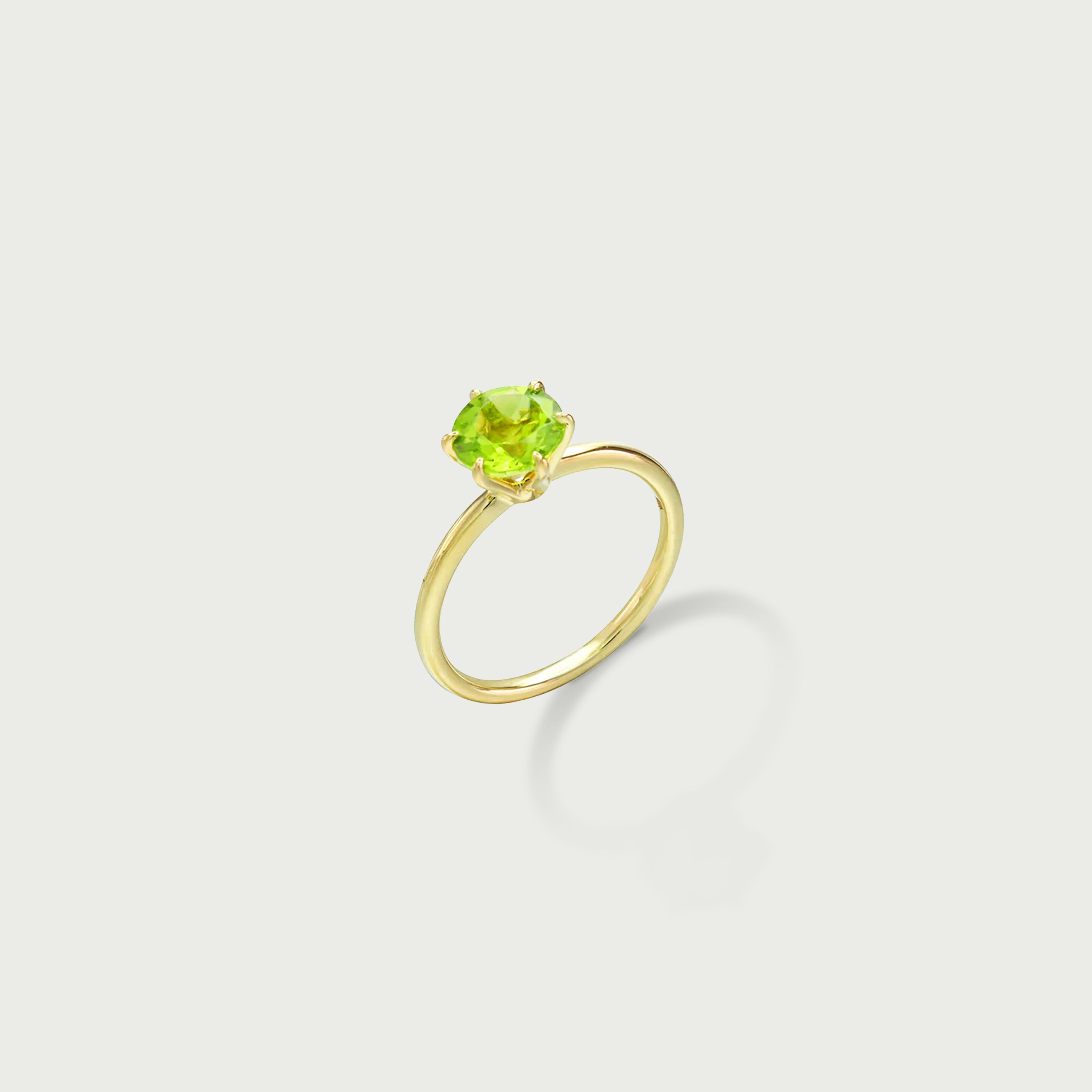 Good Life Peridot Solitaire Ring
