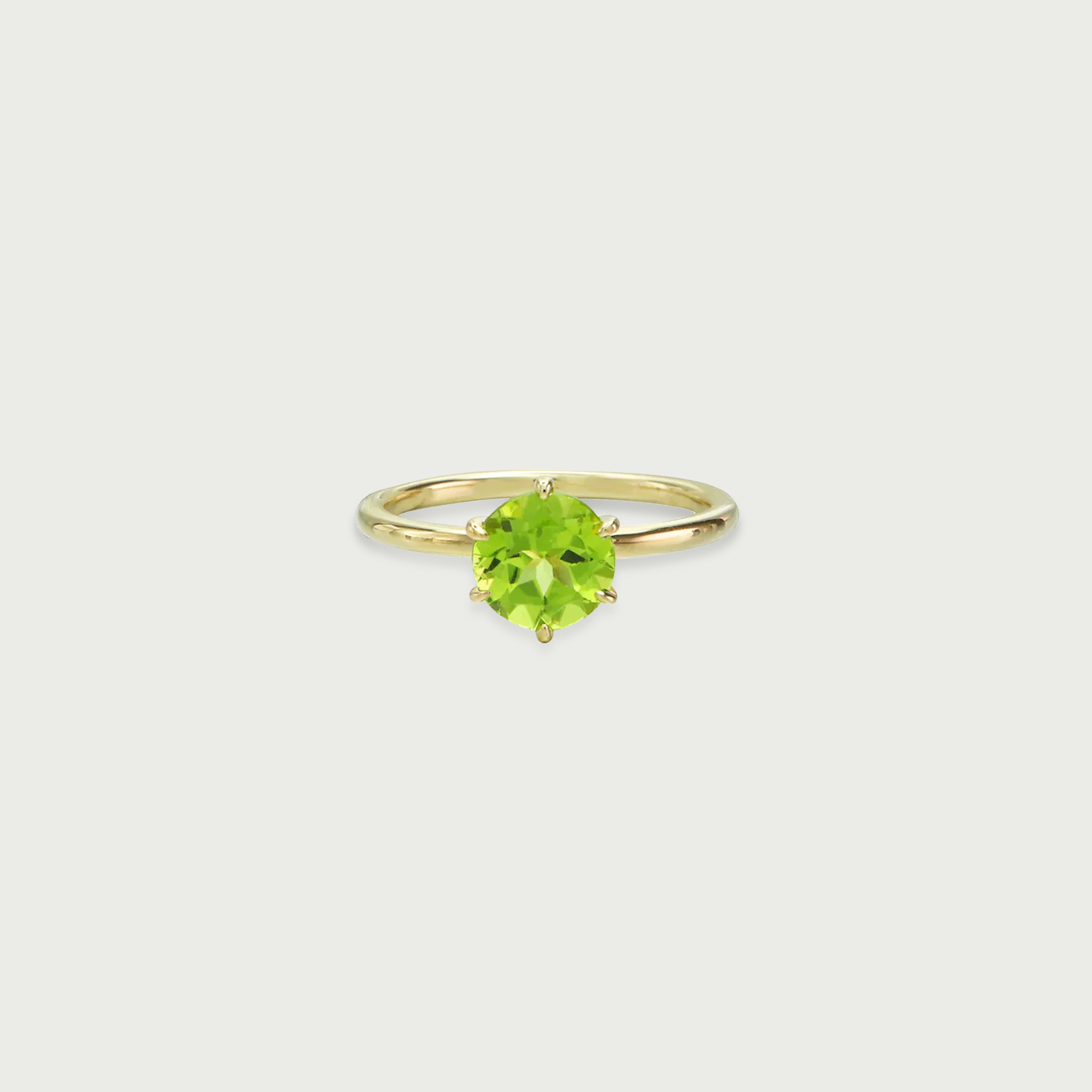 Good Life Peridot Solitaire Ring