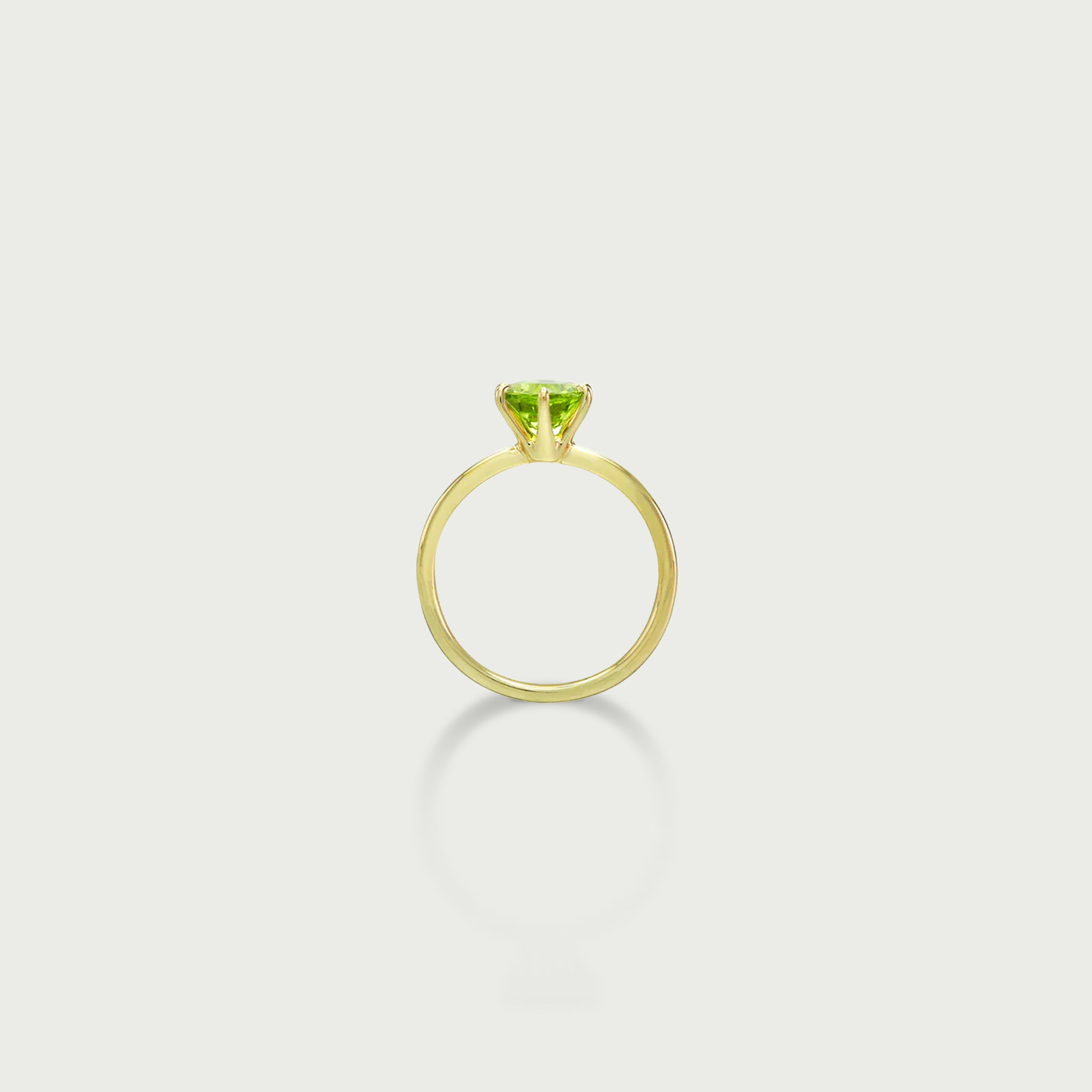 Good Life Peridot Solitaire Ring
