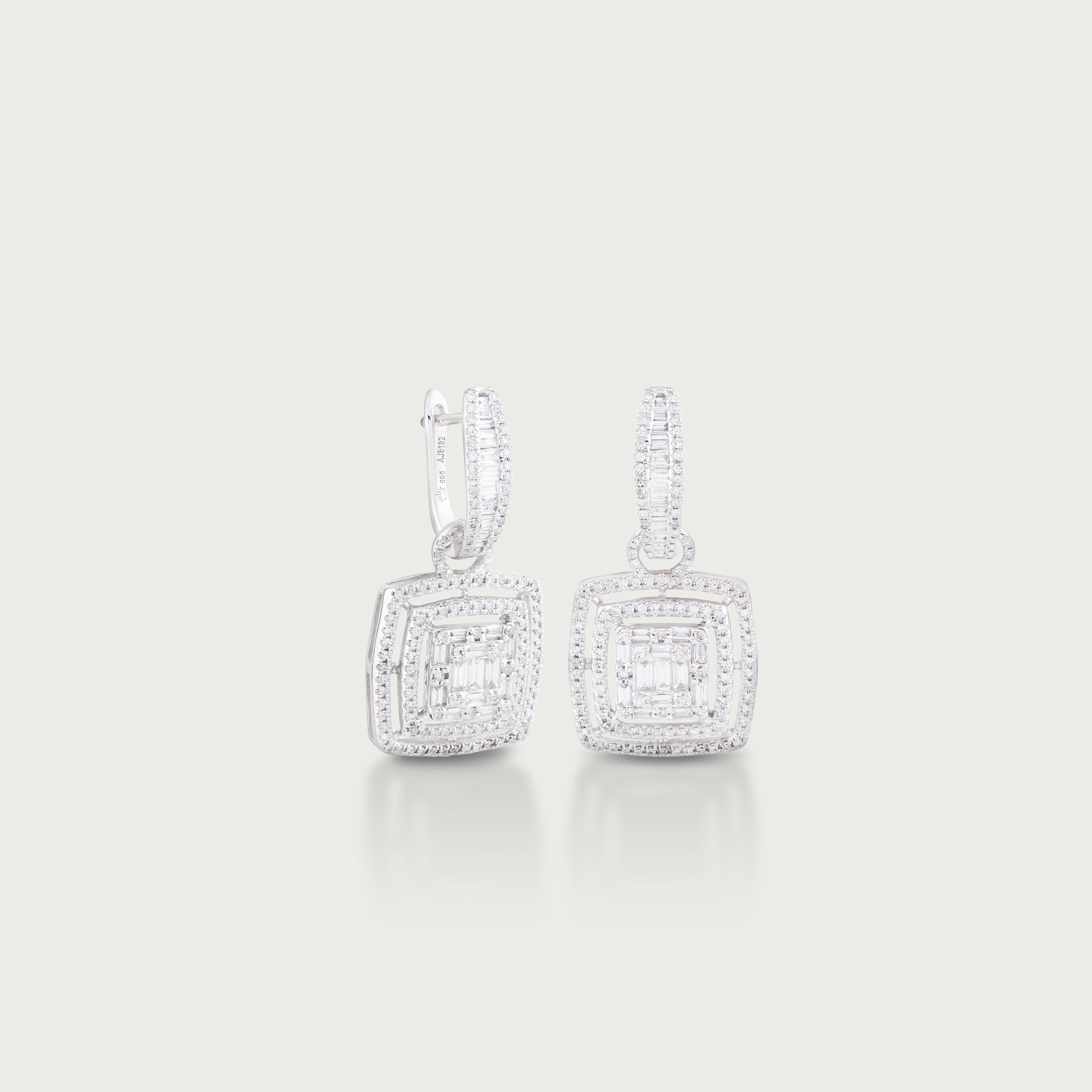 Gracefully Yours Diamond Dangling Earrings