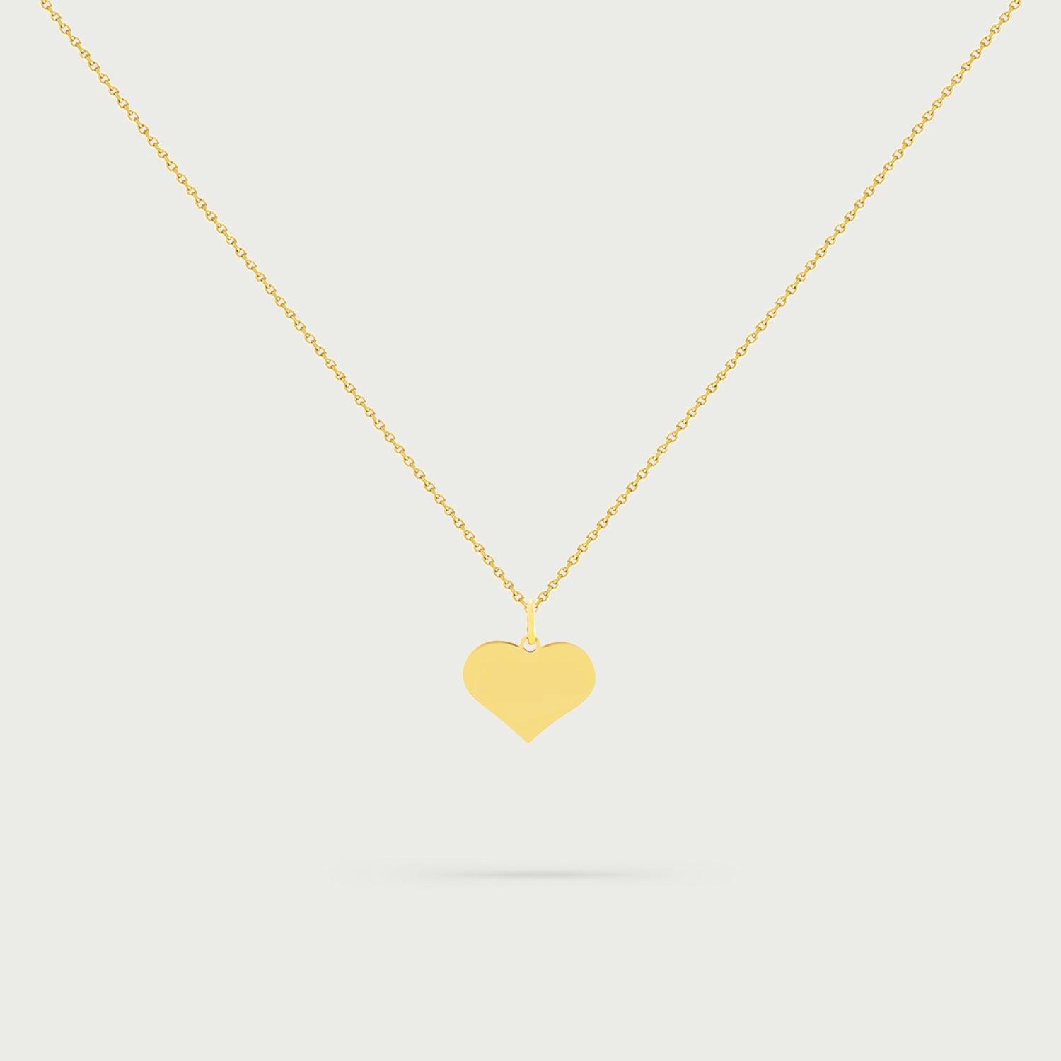 Astrid Yellow Gold Heart Necklace