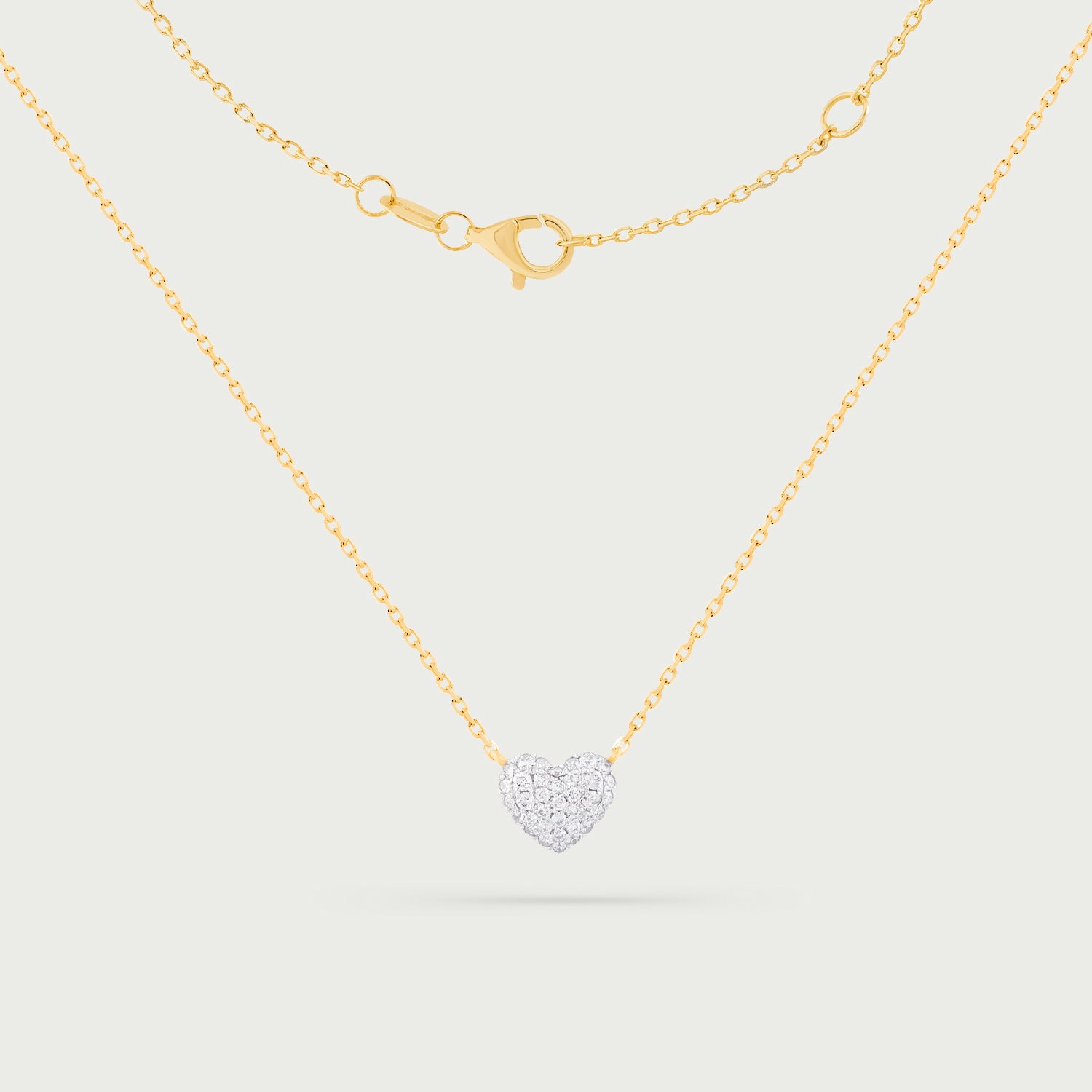 Heart's Captivation Diamond Necklace