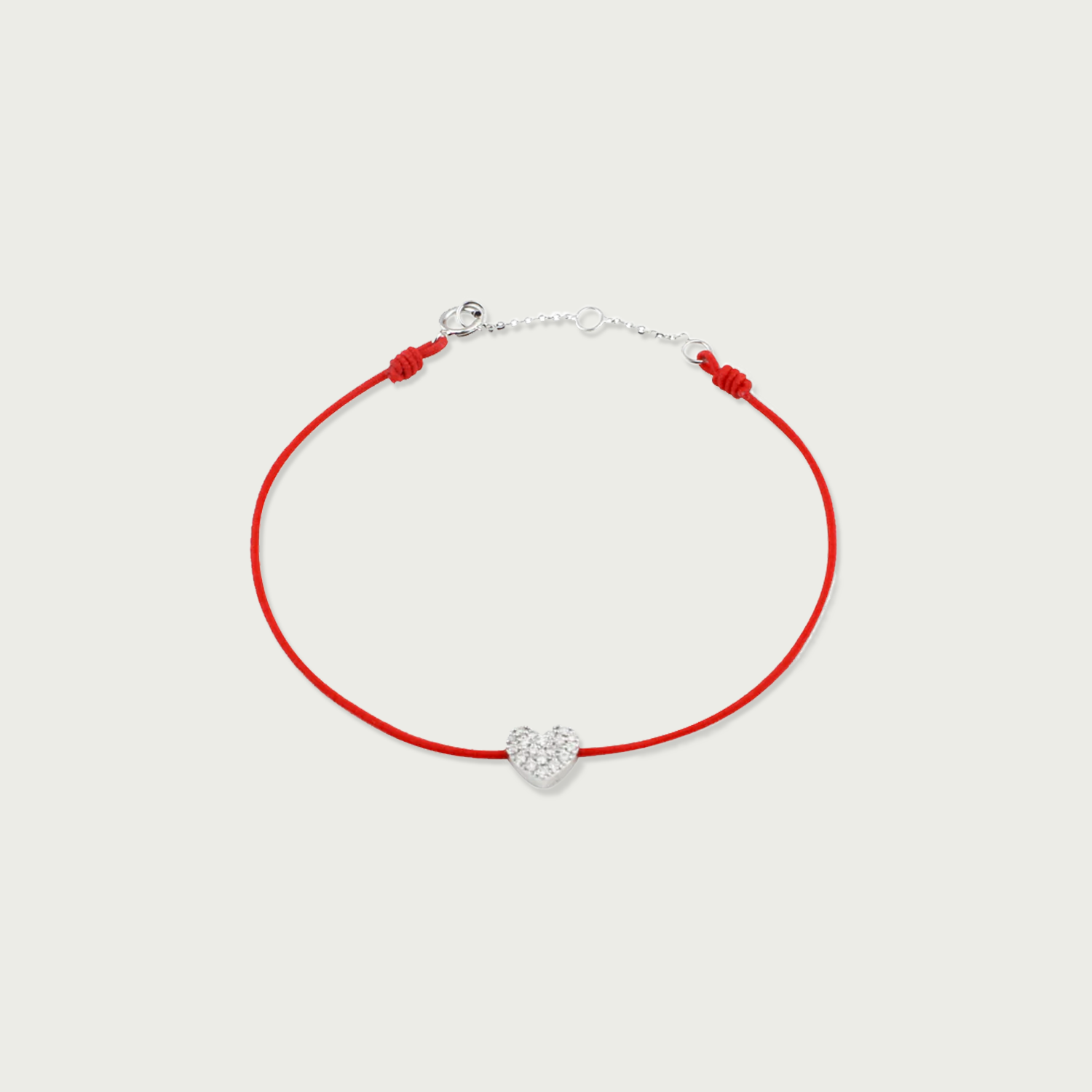 Heartlight Red String Bracelet