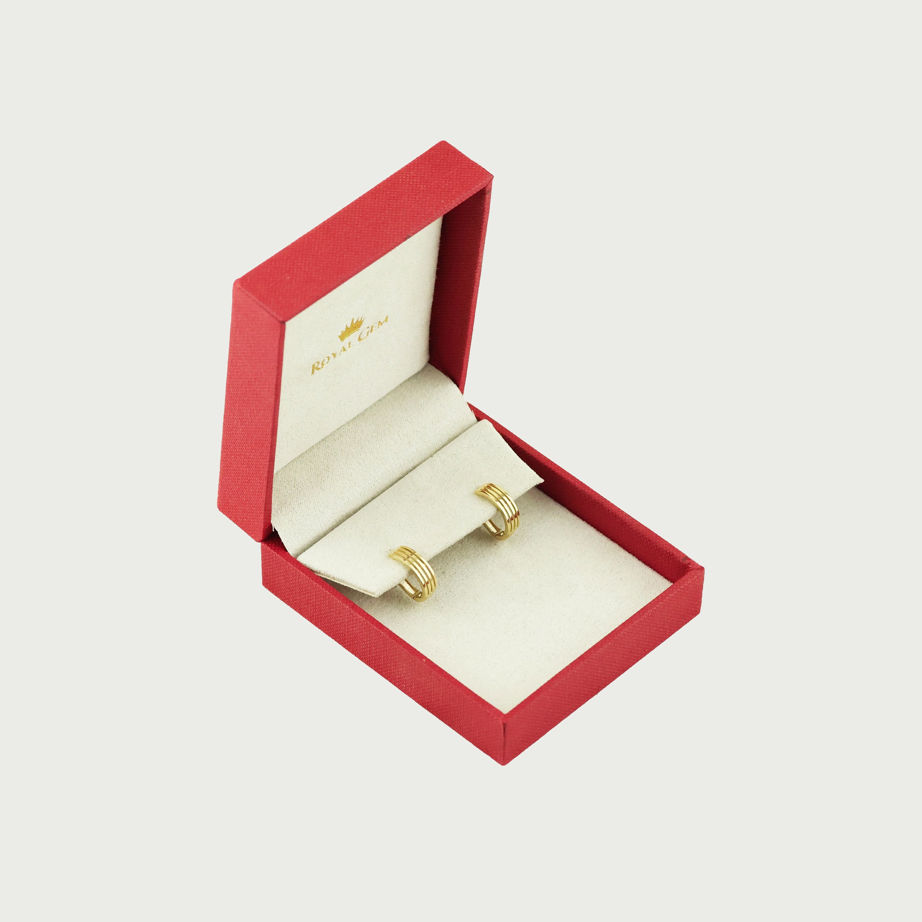 Hug Barrel Gold Creolla Earrings