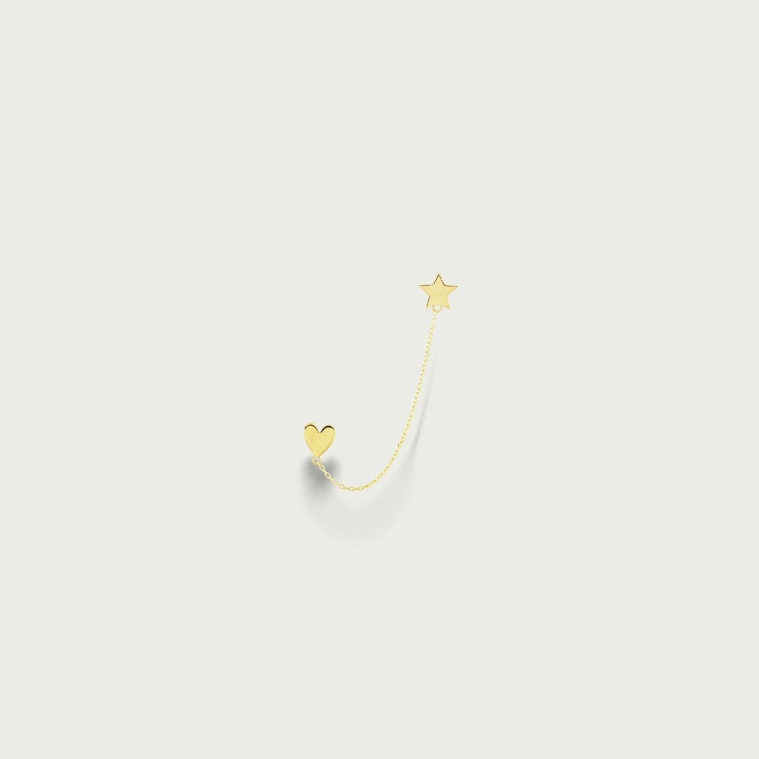 I Dare You to Shine Gold Piercing Earrings