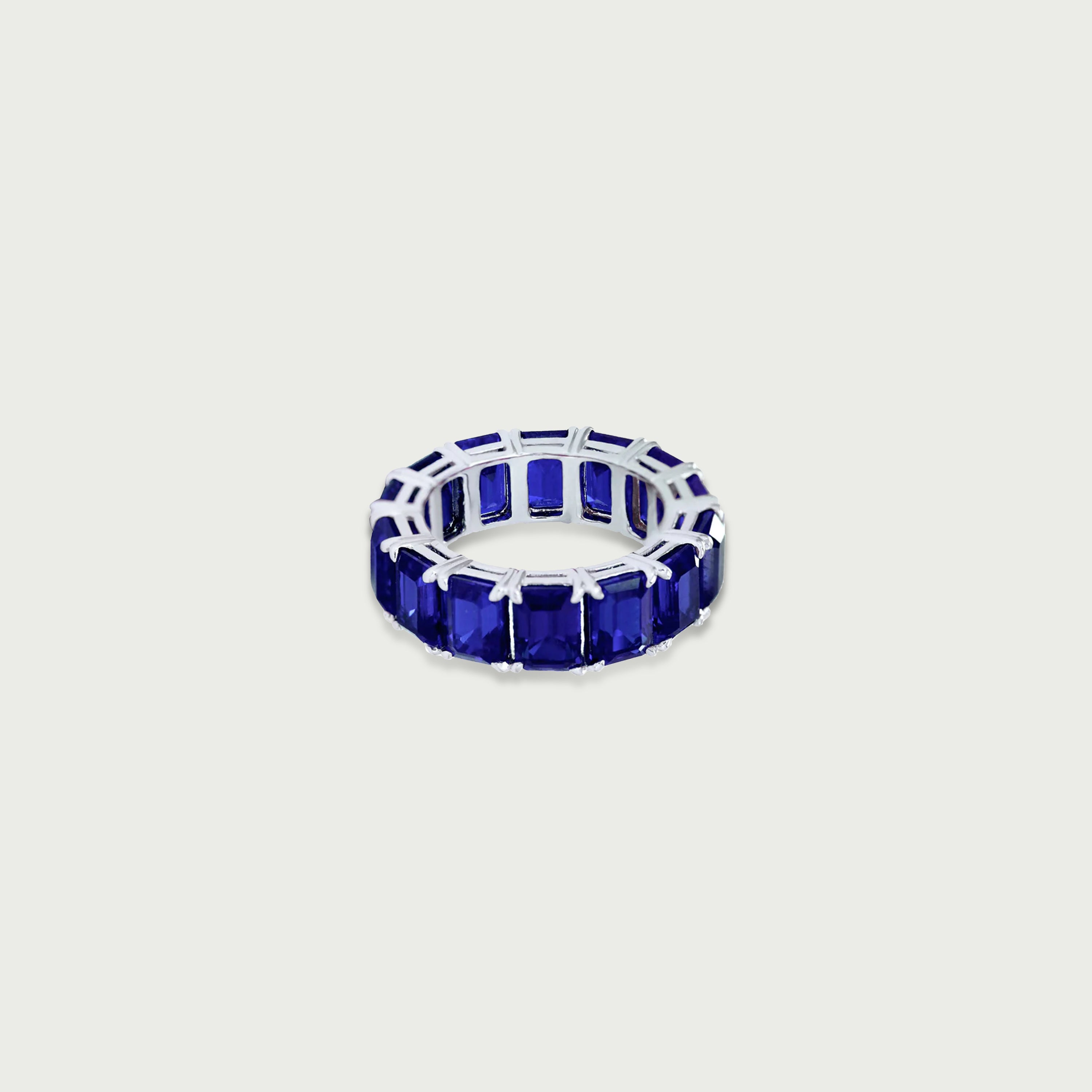 I'm Worth It Sapphire Eternity Ring