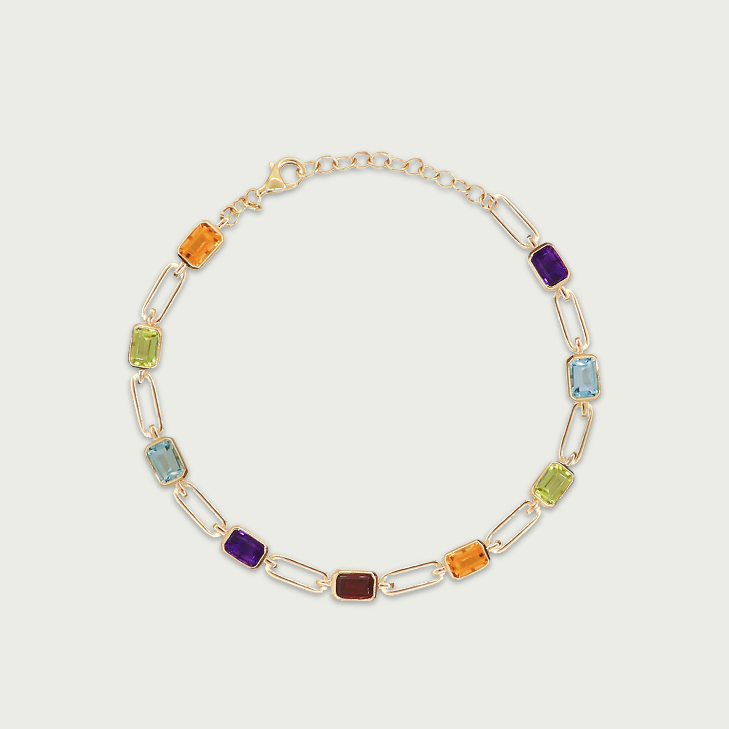 In Living Color Gemstone Bracelet