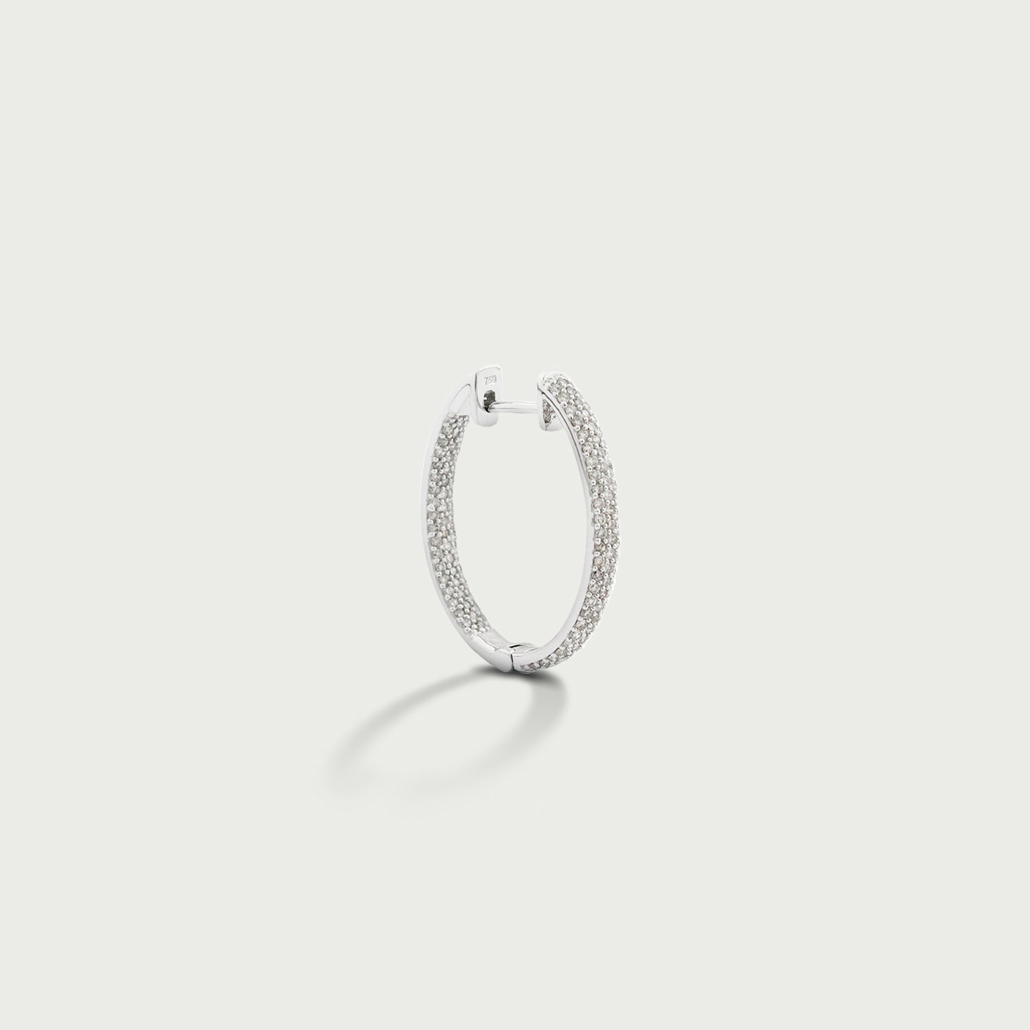 Infinite Promise Diamond Hoop Earrings