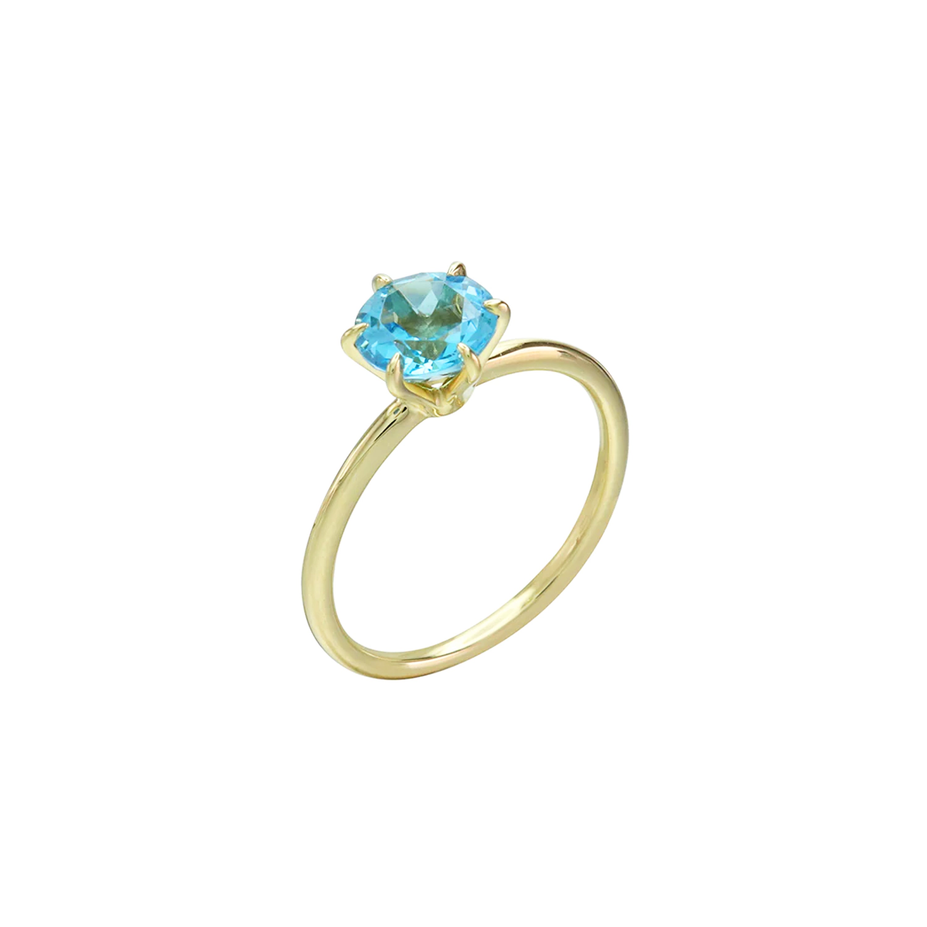 Good Life Blue Topaz Solitaire Ring