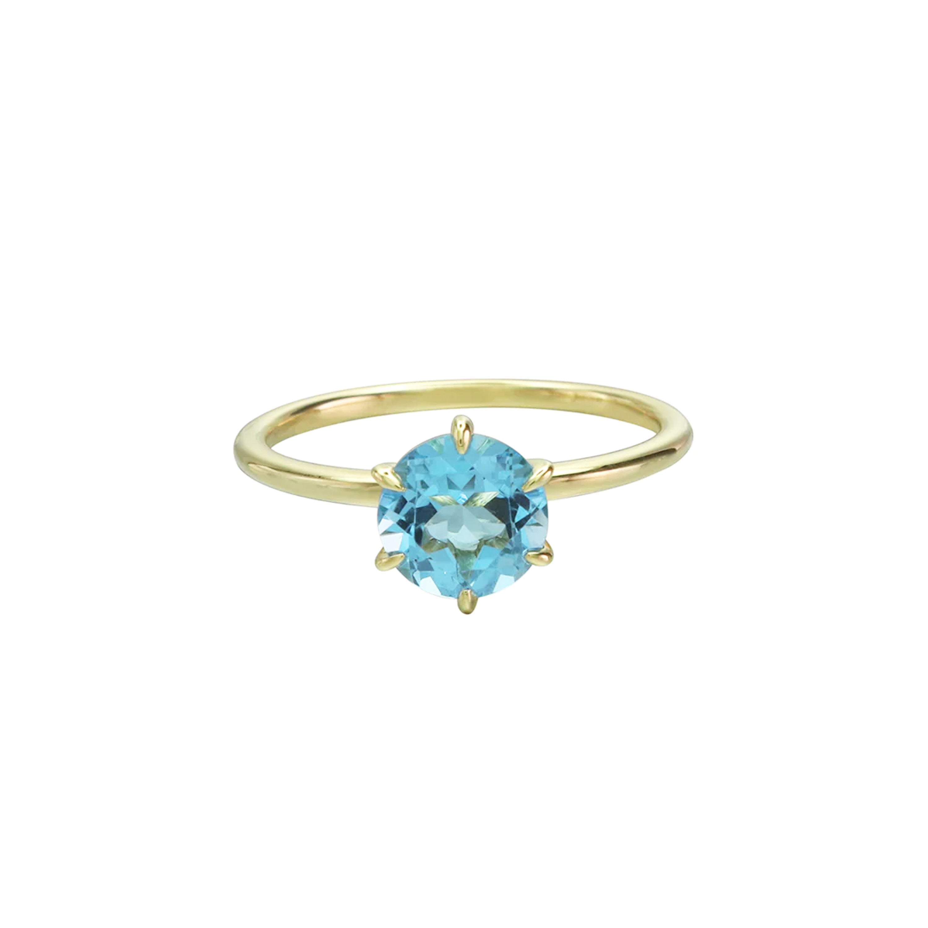 Good Life Blue Topaz Solitaire Ring