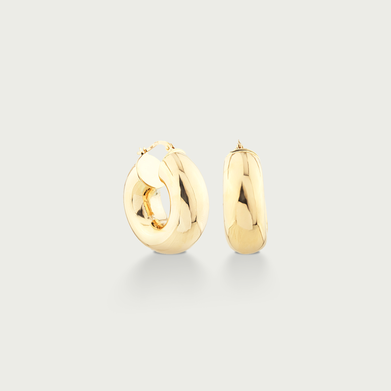 Leading Lady Gold Hoop Earrings