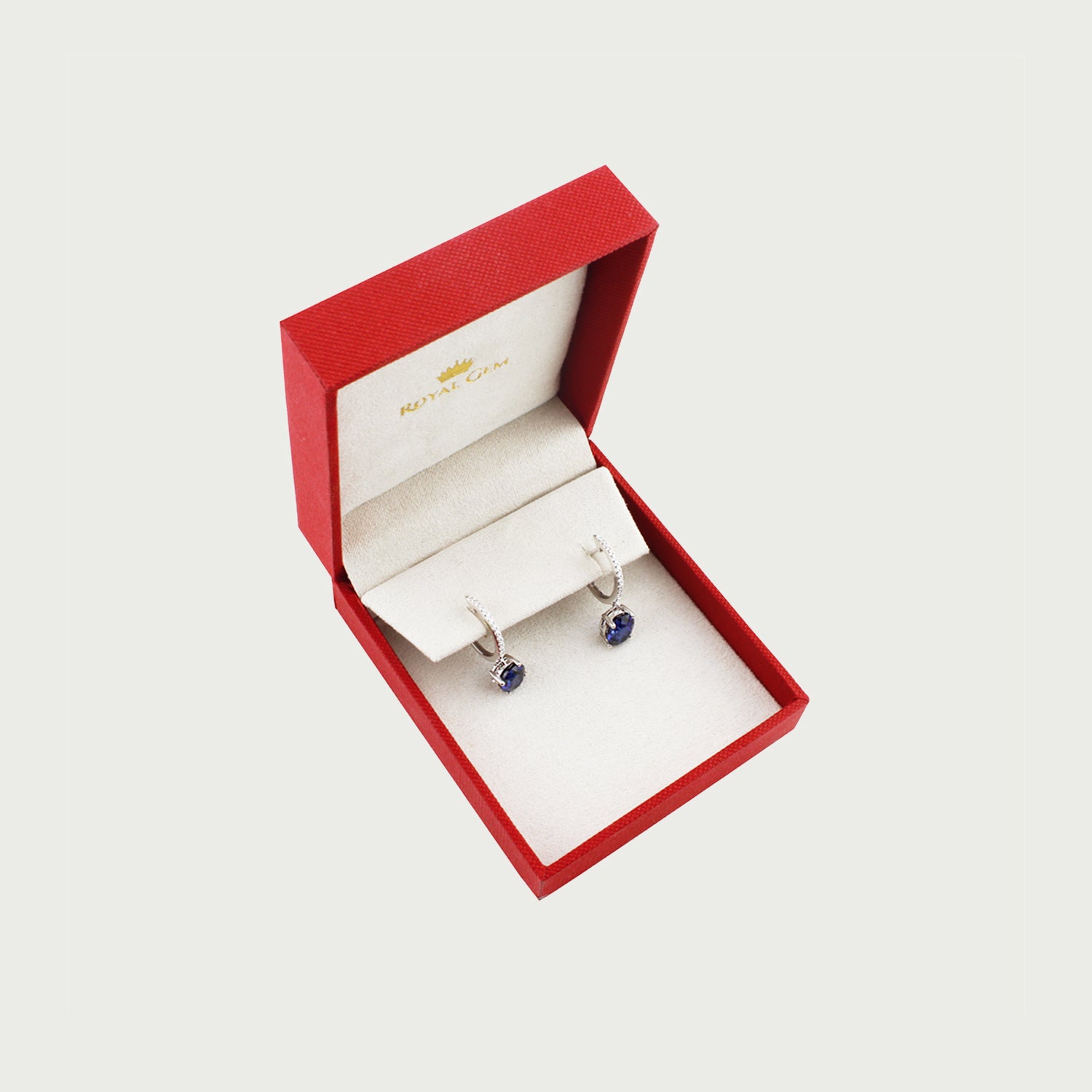 Life's A Party Sapphire Hoop Earrings