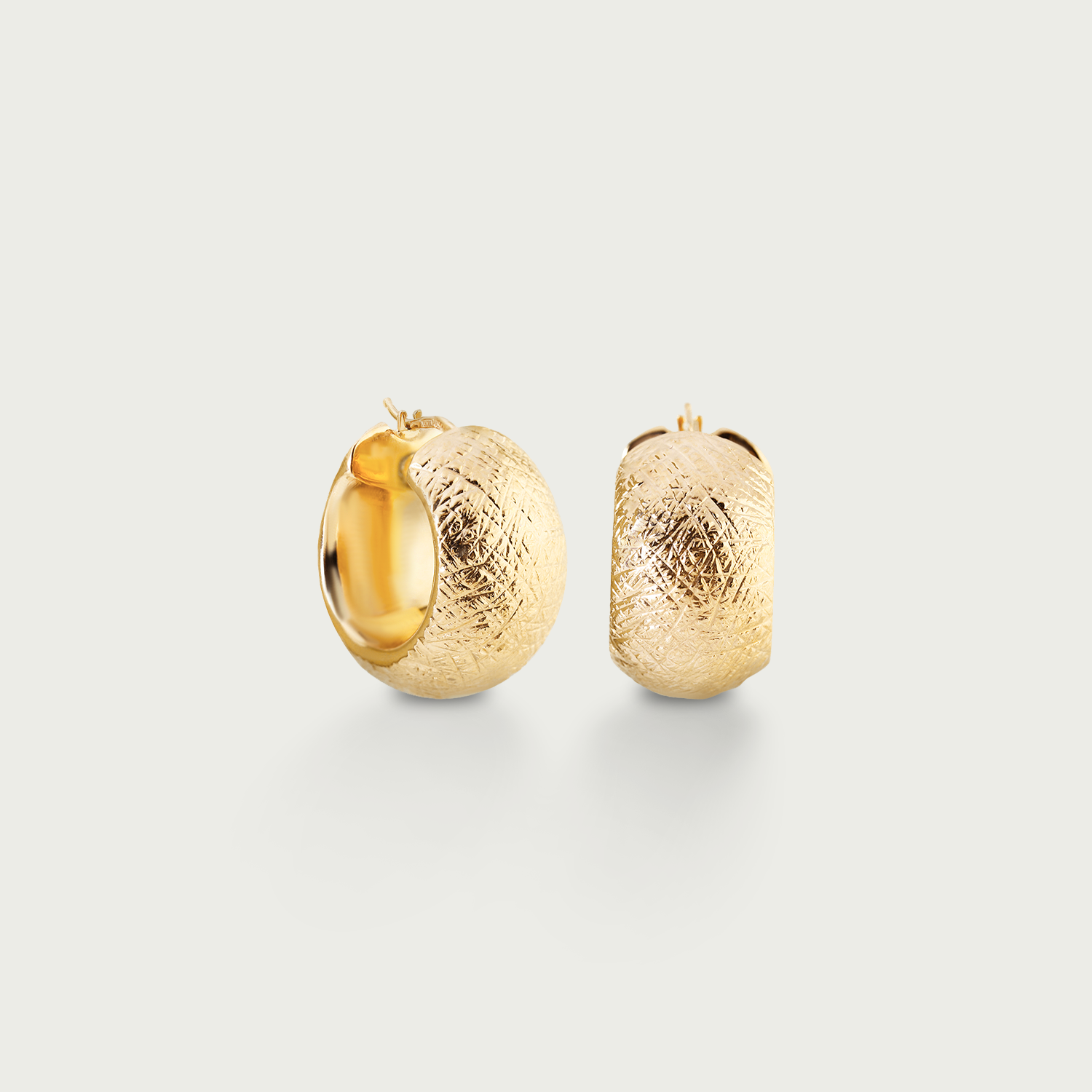 Loud Debut Gold Hoop Earrings