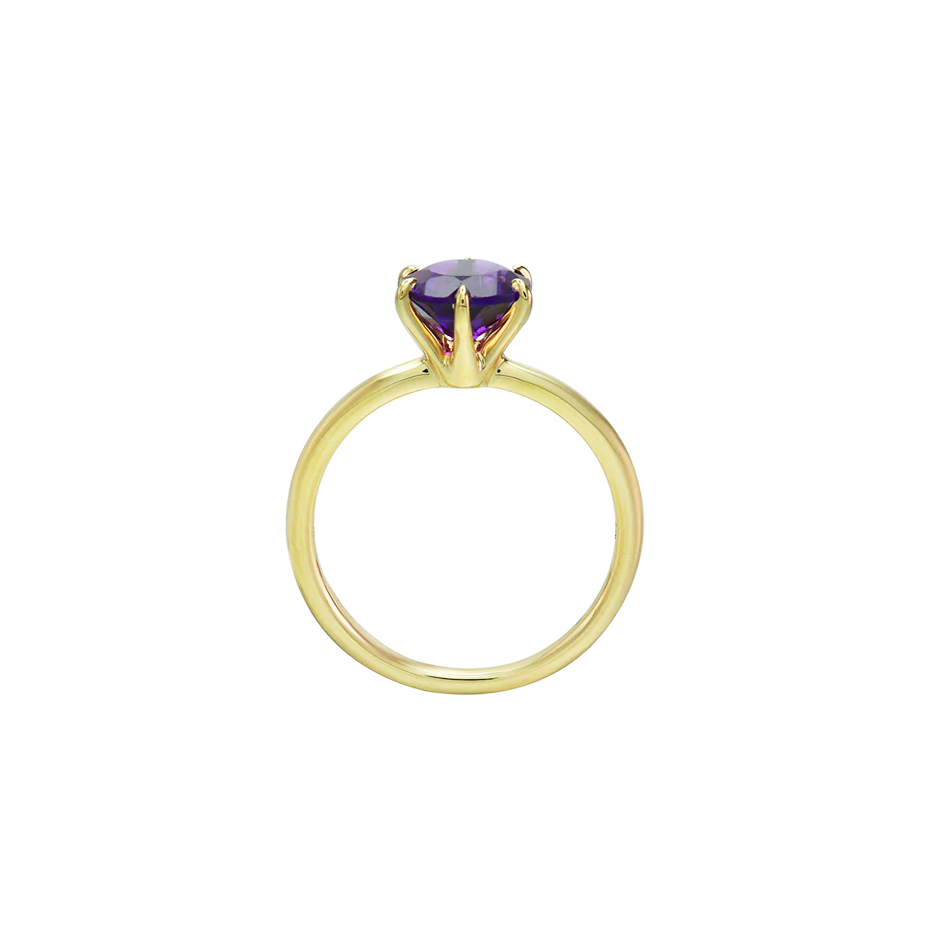 Good Life Amethyst Solitaire Ring