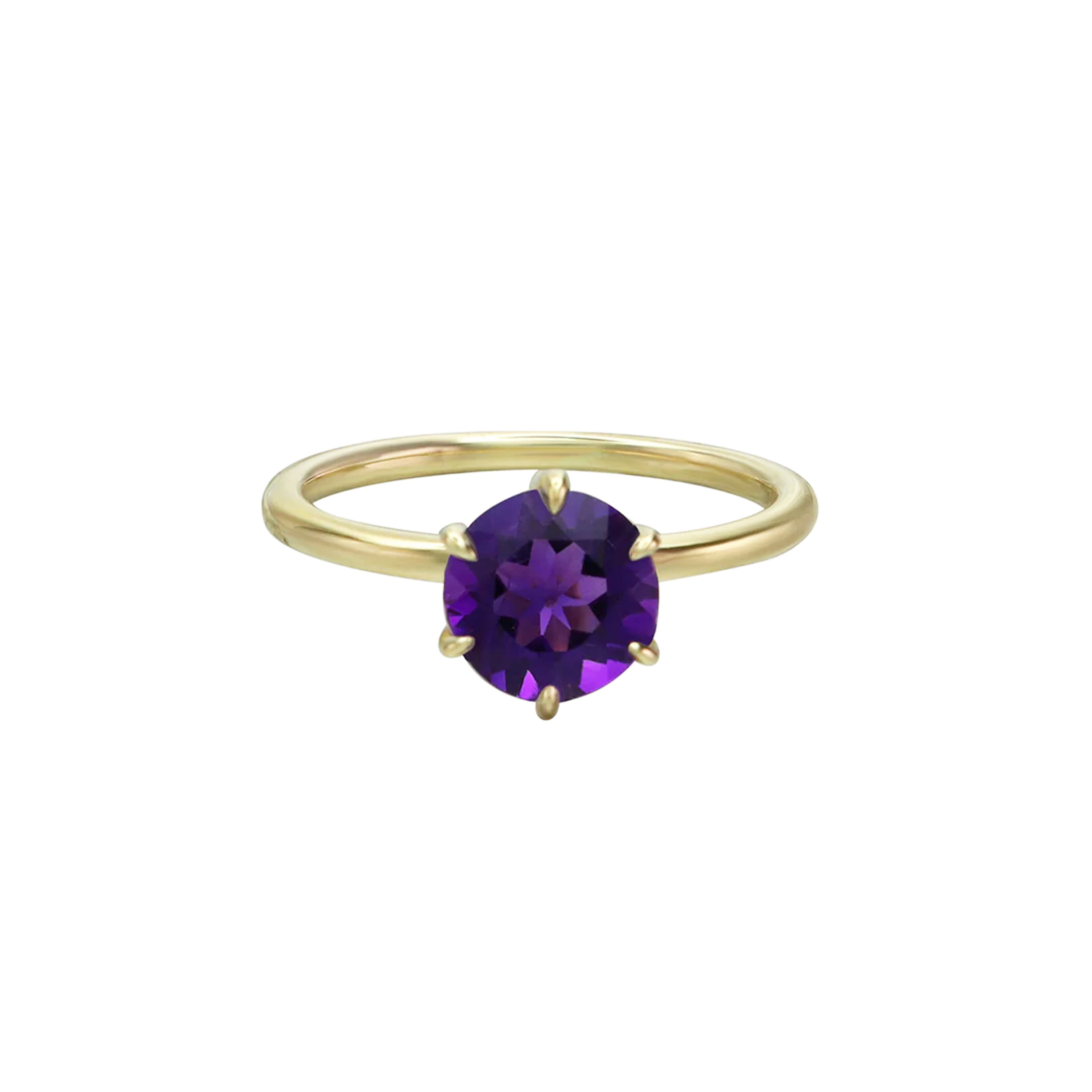 Good Life Amethyst Solitaire Ring