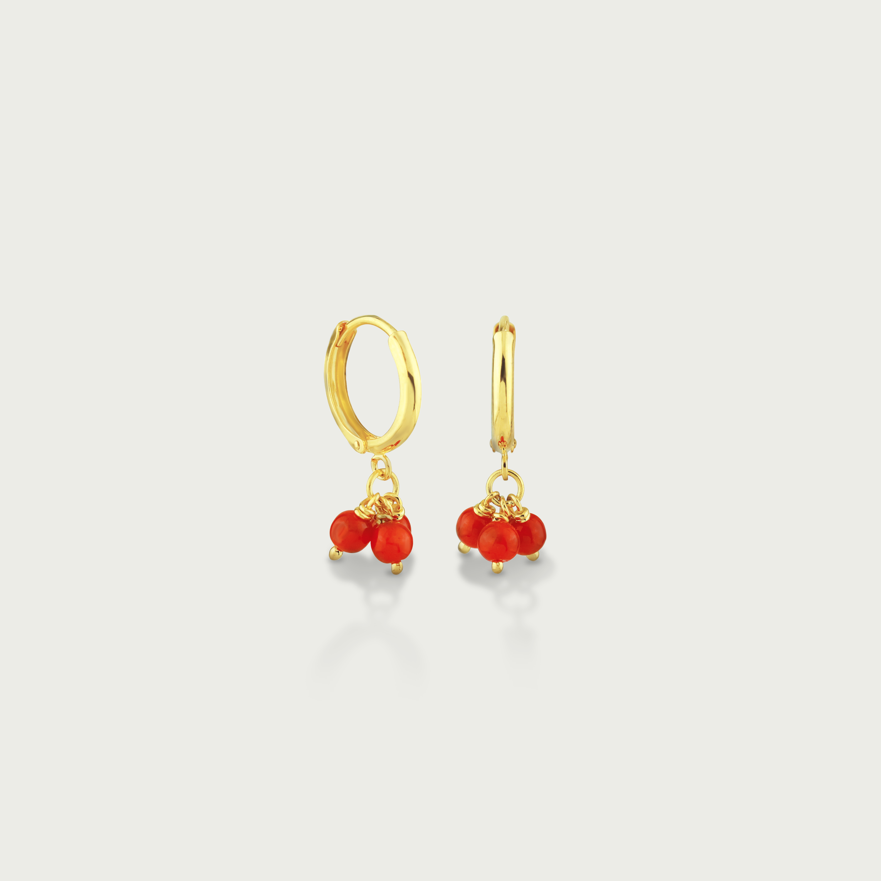 Lucky Find Gold Hoop Earrings