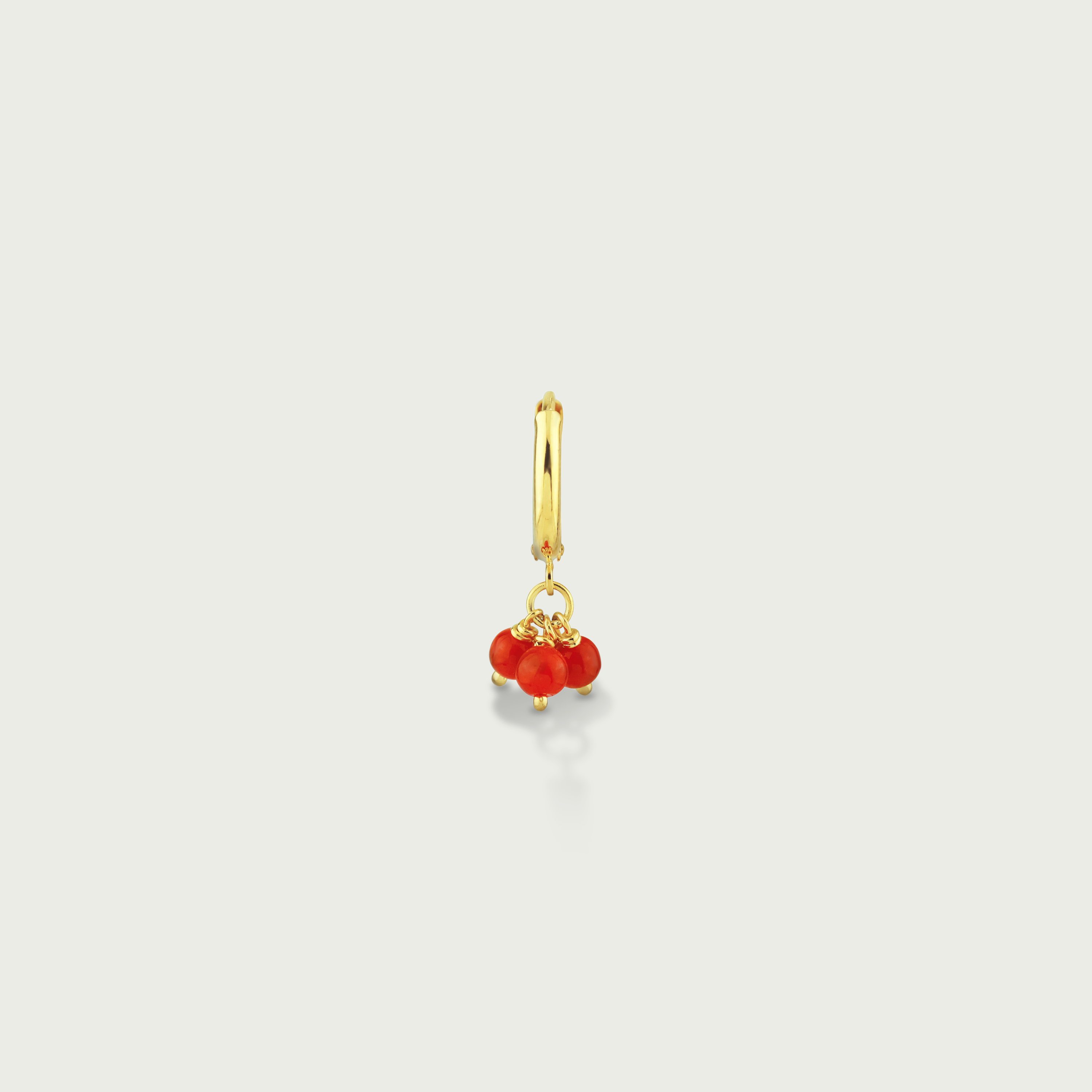 Lucky Find Gold Hoop Earrings