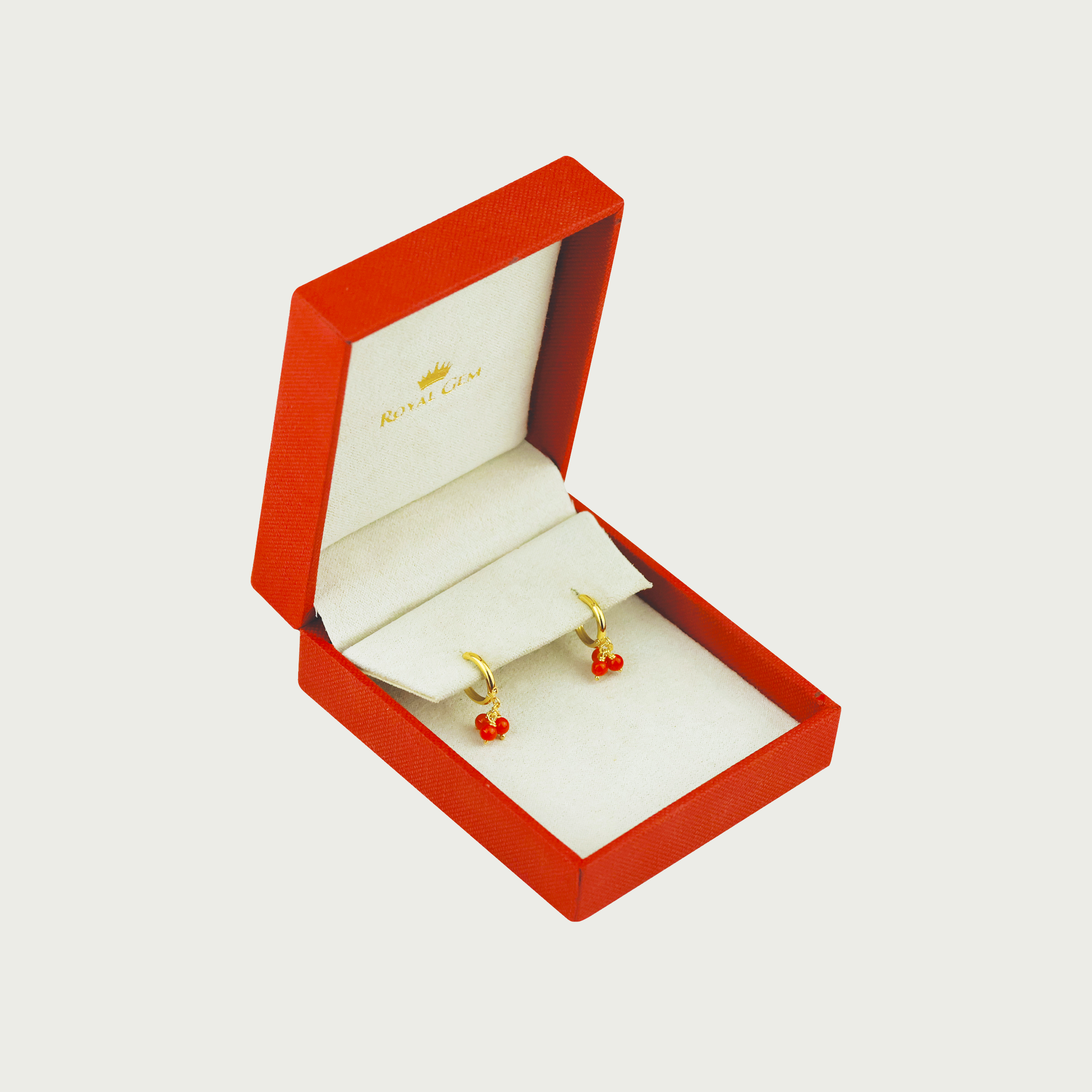 Lucky Find Gold Hoop Earrings