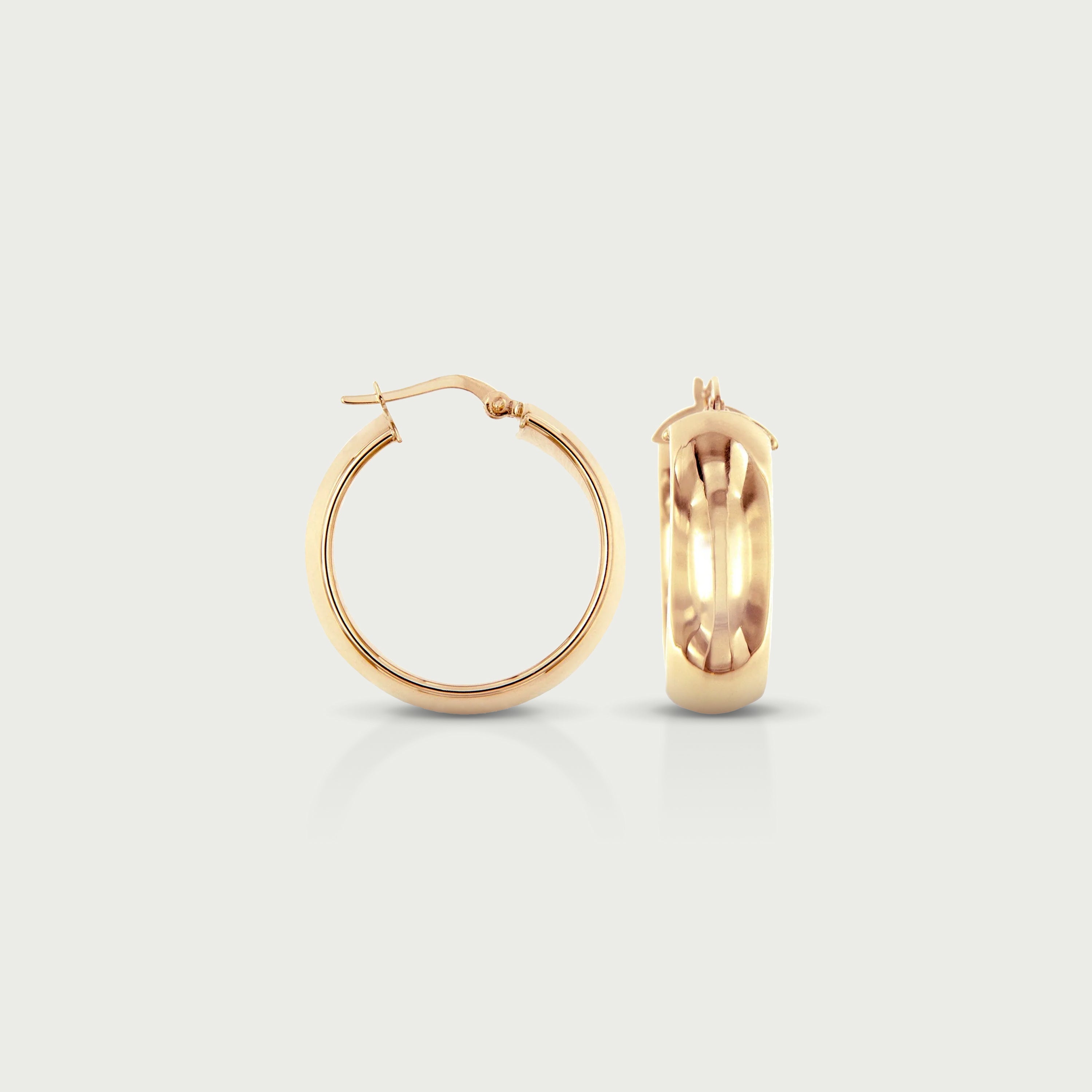 Main Character Gold Hoop Earrings