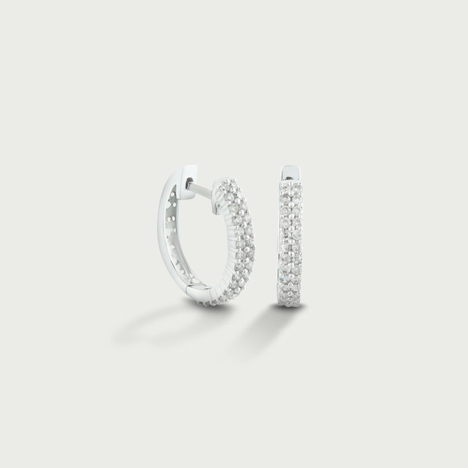 Meant to Believe Dimaond Hoop Earrings