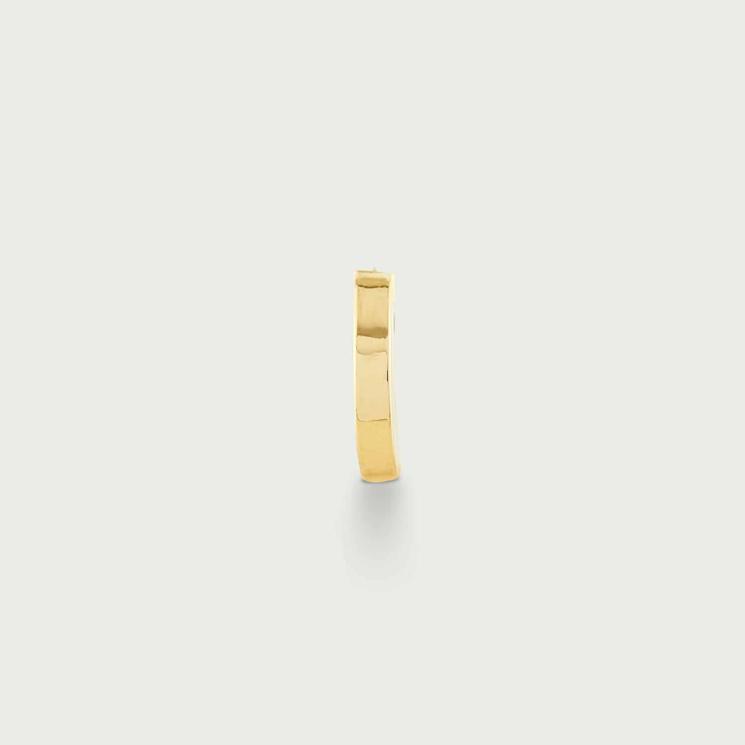 Mic Drop Moment Gold Hoop Earrings