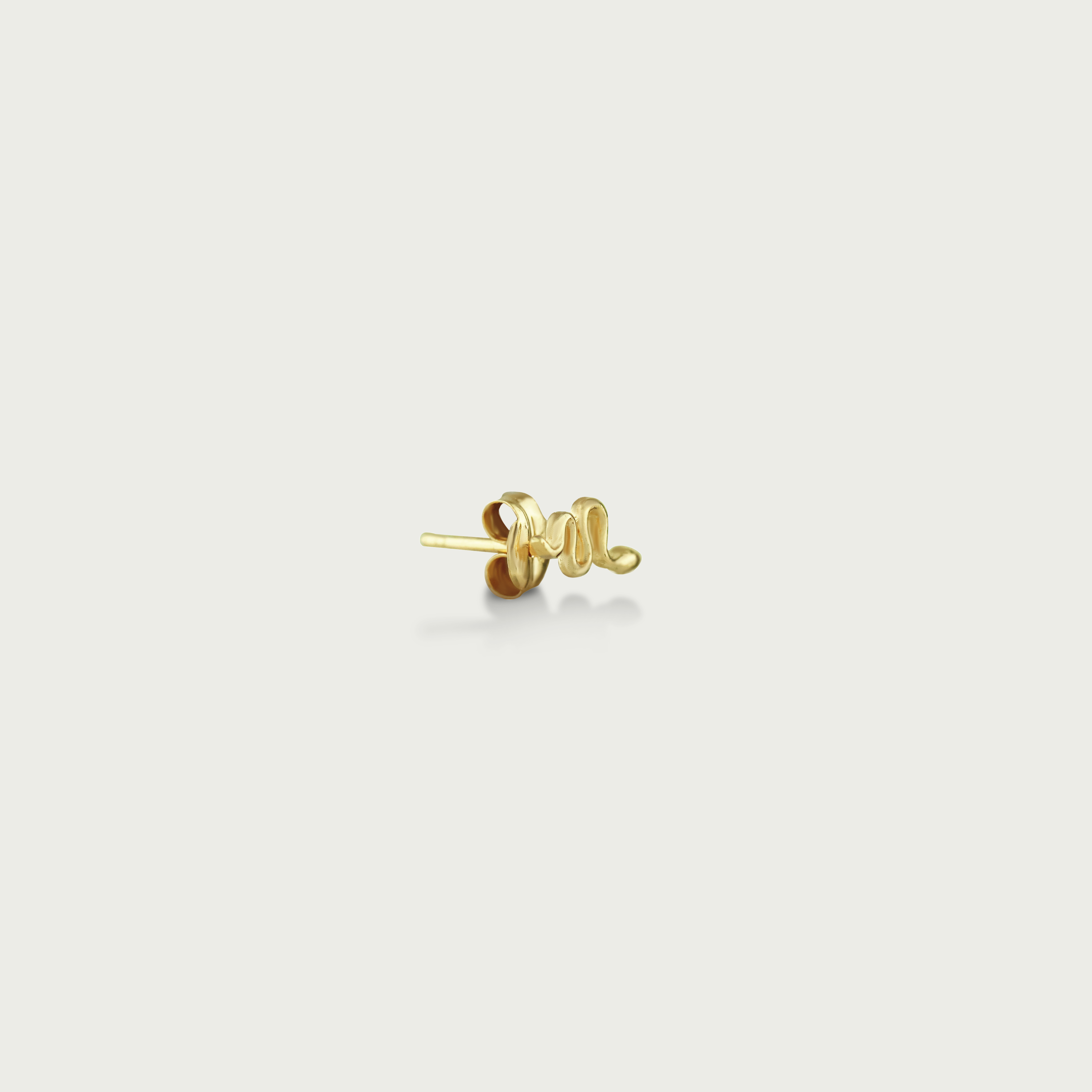 Midnight Mood Gold Stud Earrings
