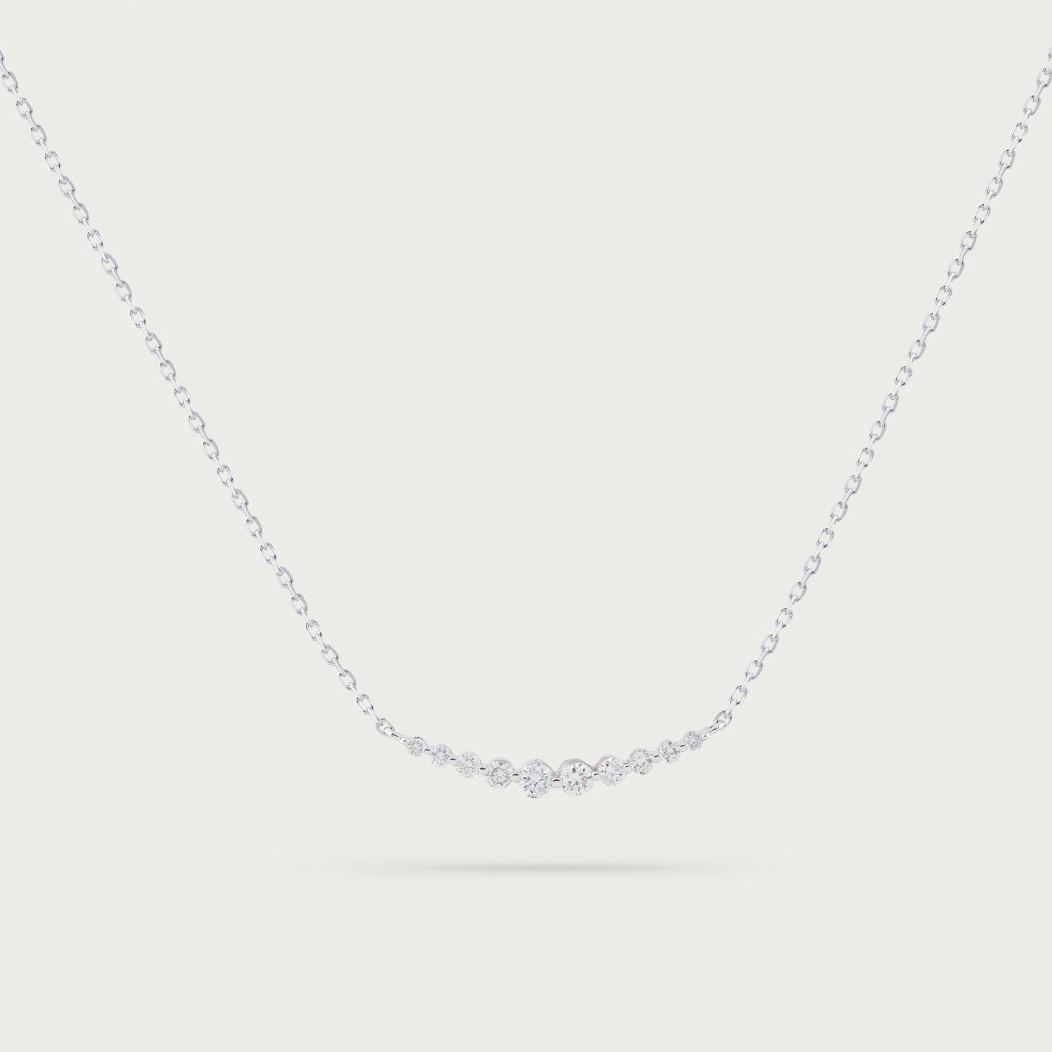 Mystic Bow Diamond Necklace