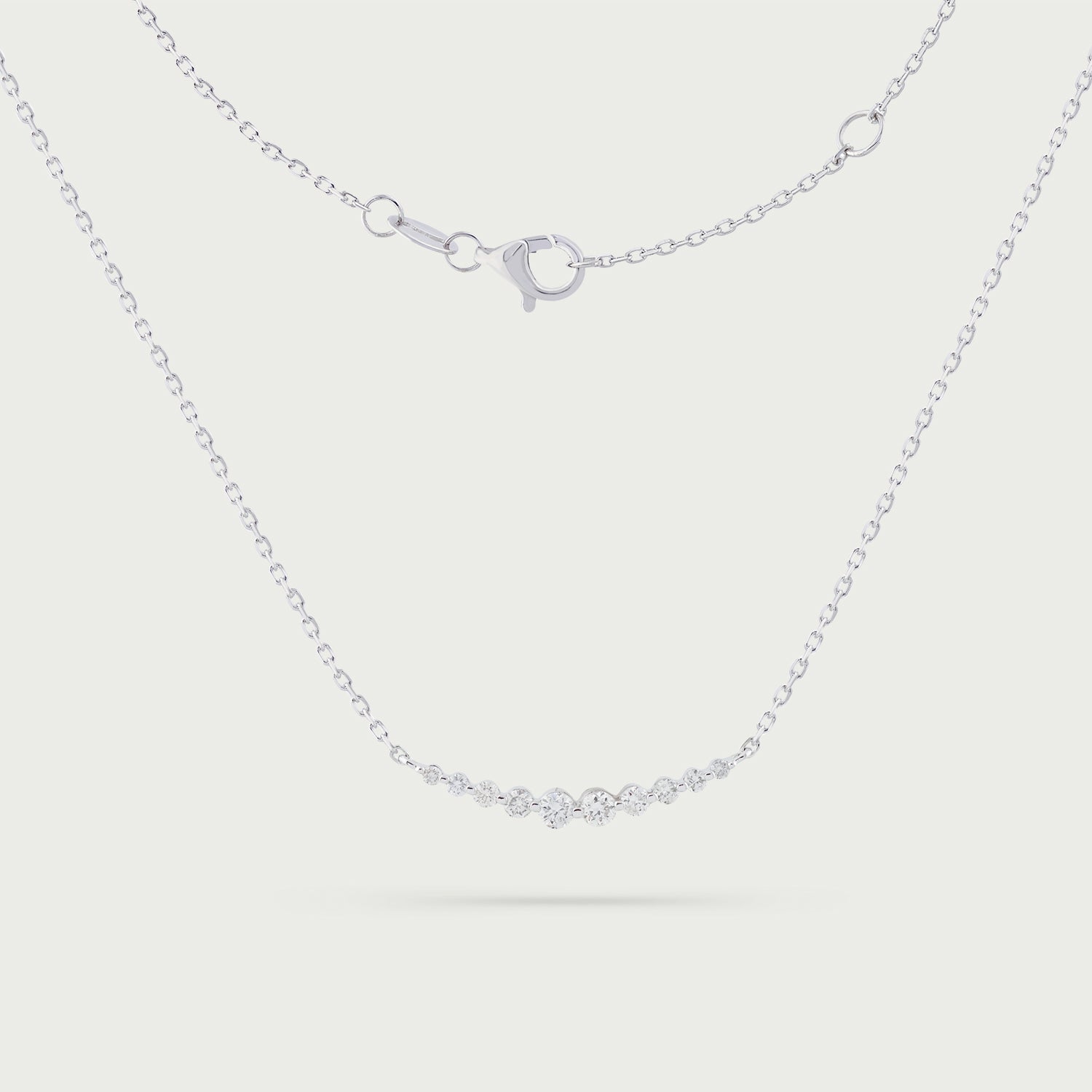 Mystic Bow Diamond Necklace