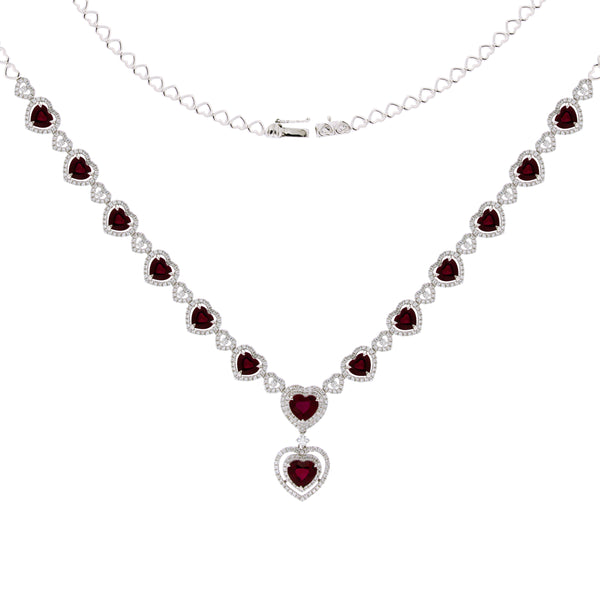 Resplendent Rubies Necklace