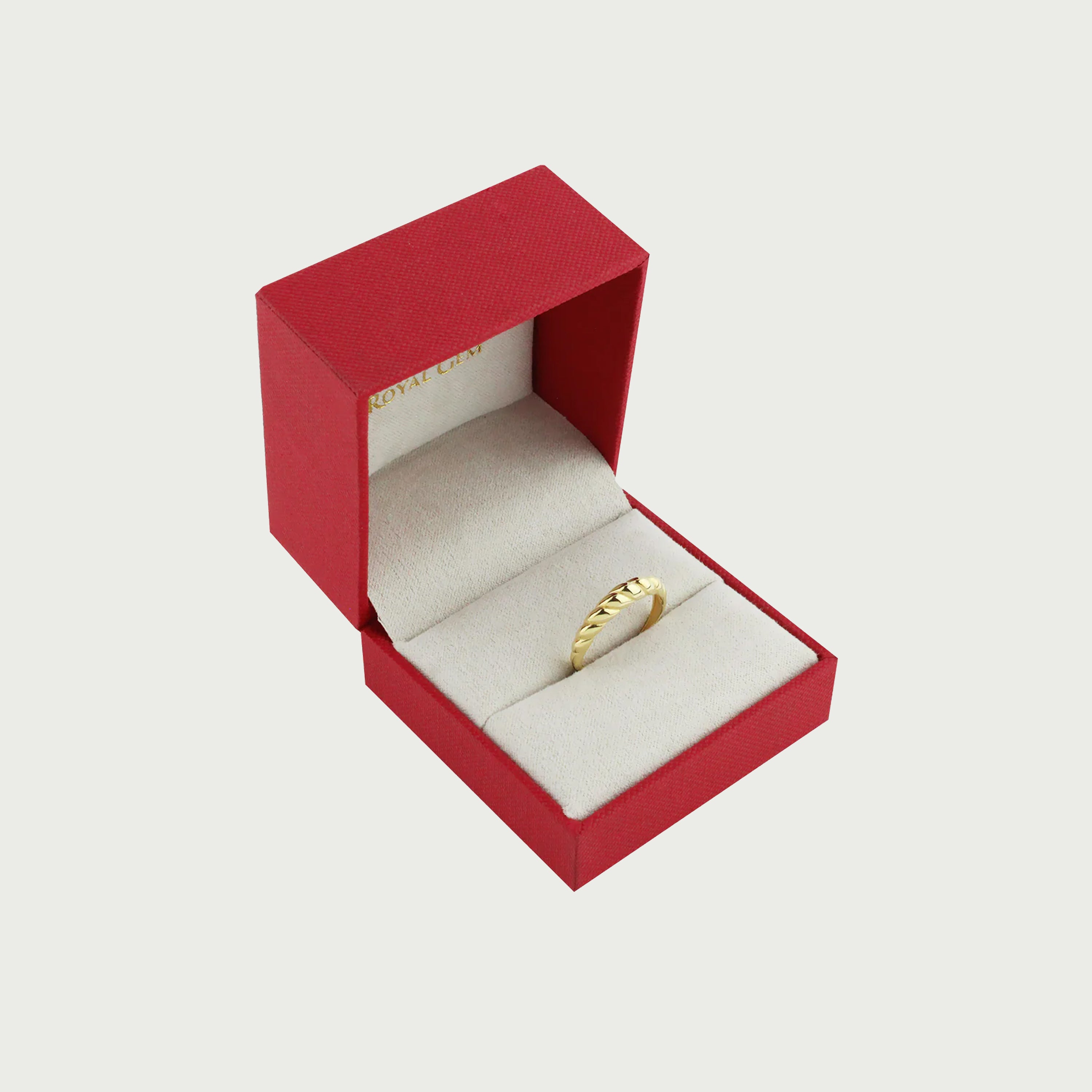 Never Be Late Gold Ring