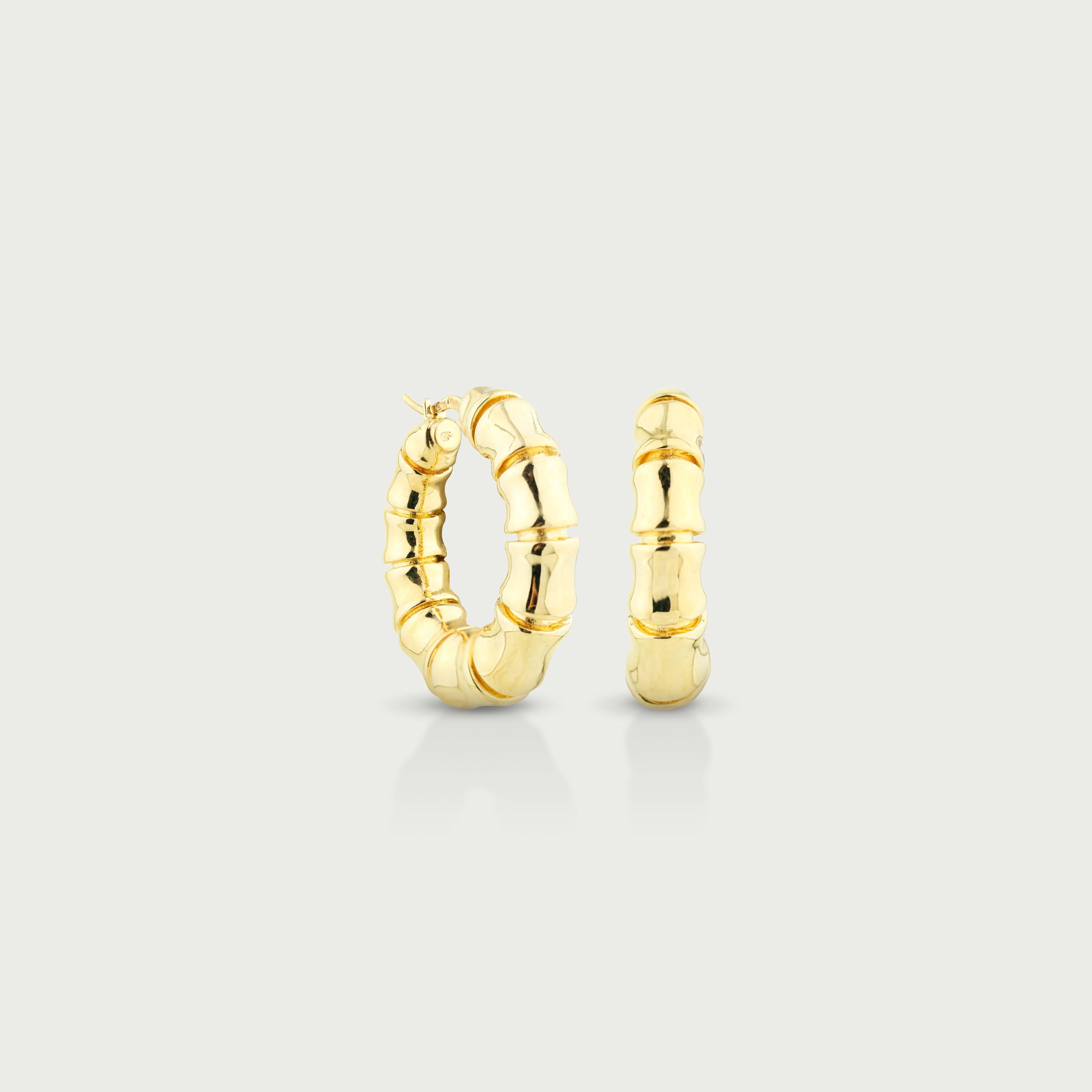 Nothing Subtle Gold Hoop Earrings