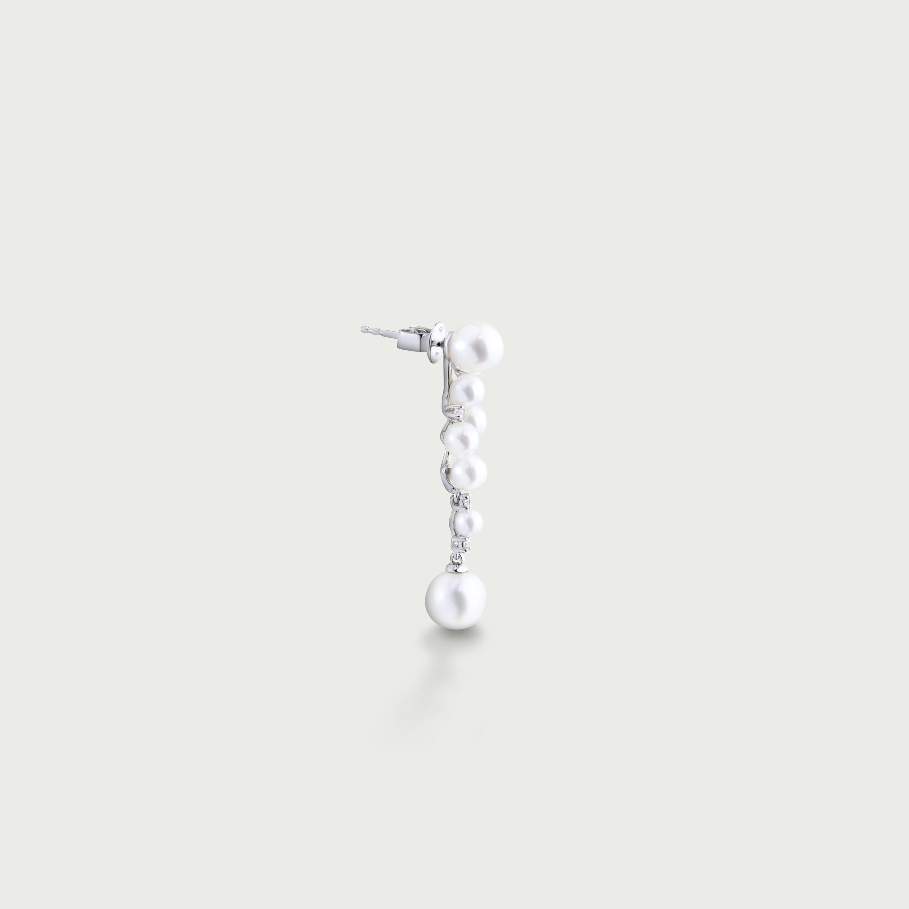 Ocean Drip Pearl Dangling Earrings