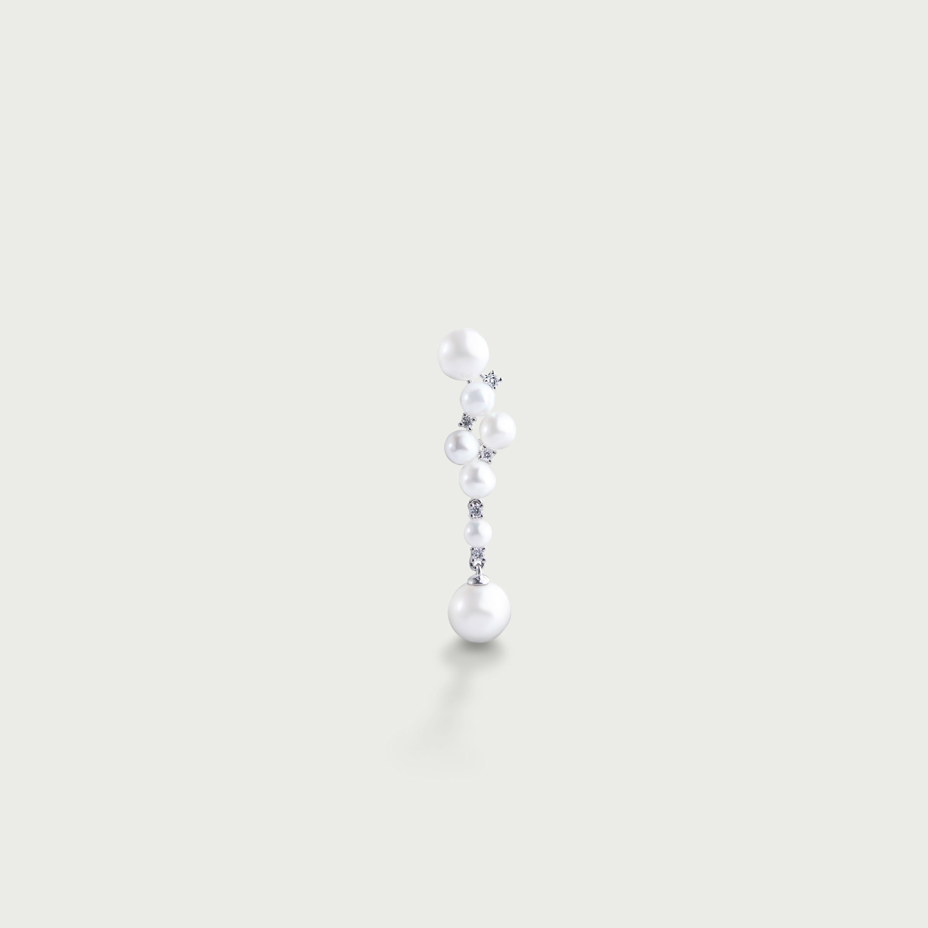 Ocean Drip Pearl Dangling Earrings