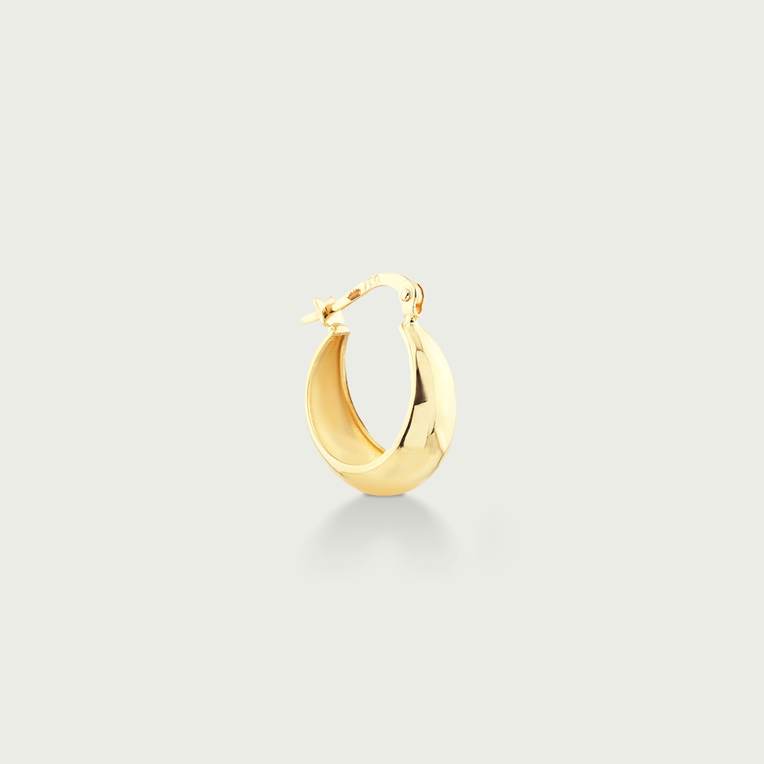 On Cue Gold Hoop Earrings