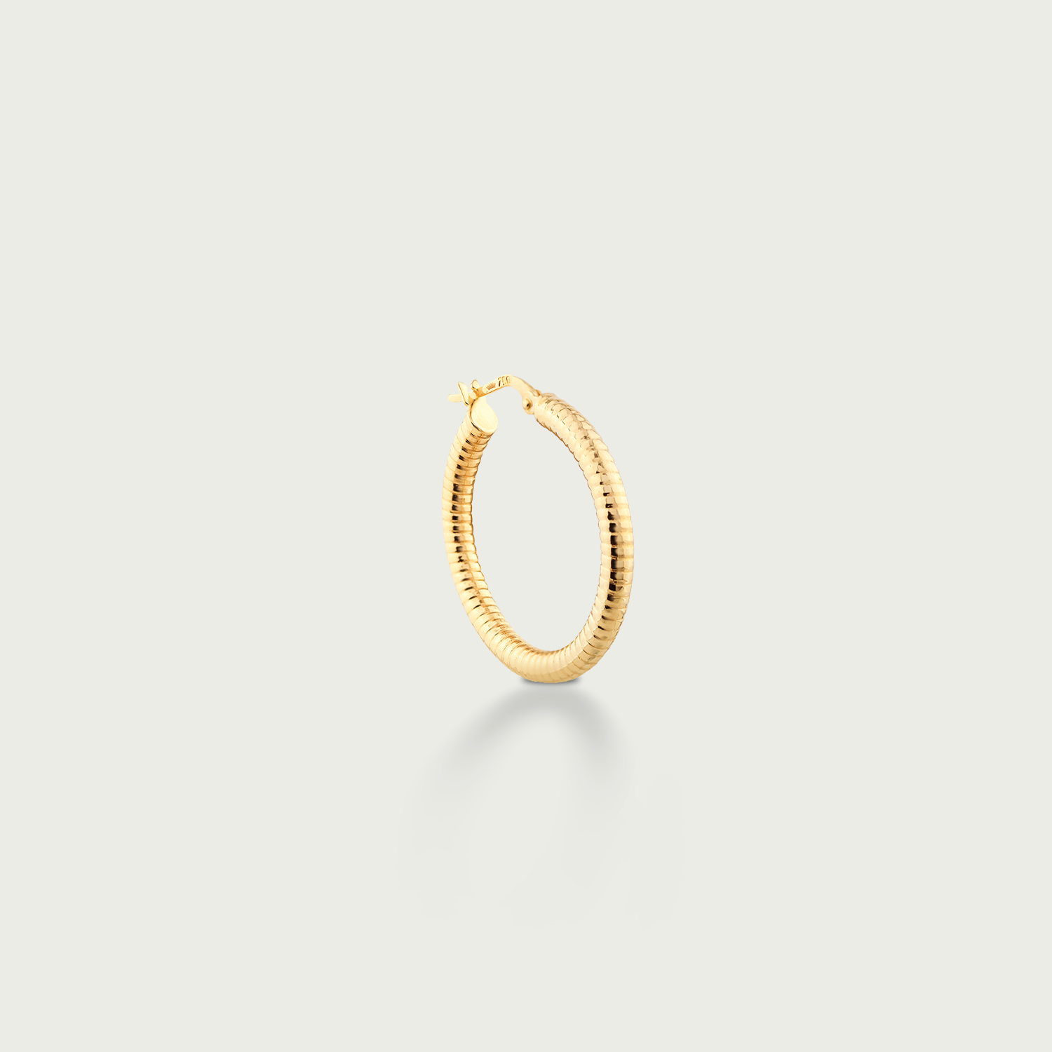 On the Dot Gold Hoop Earrings