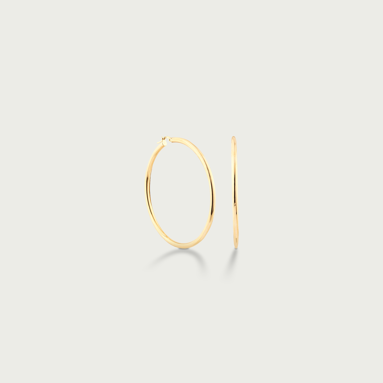 On the Record Gold Hoop Earrings