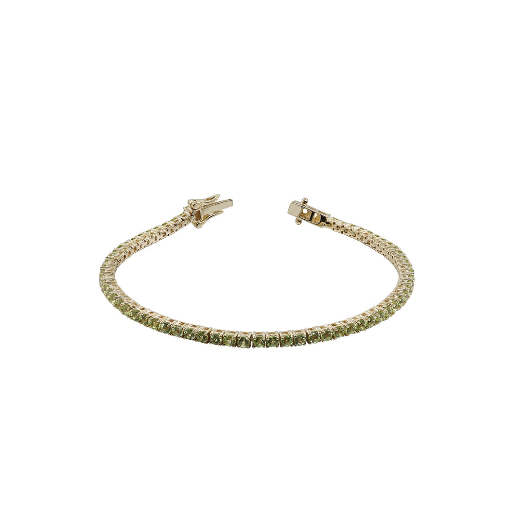 This is Major, Major Peridot Bracelet