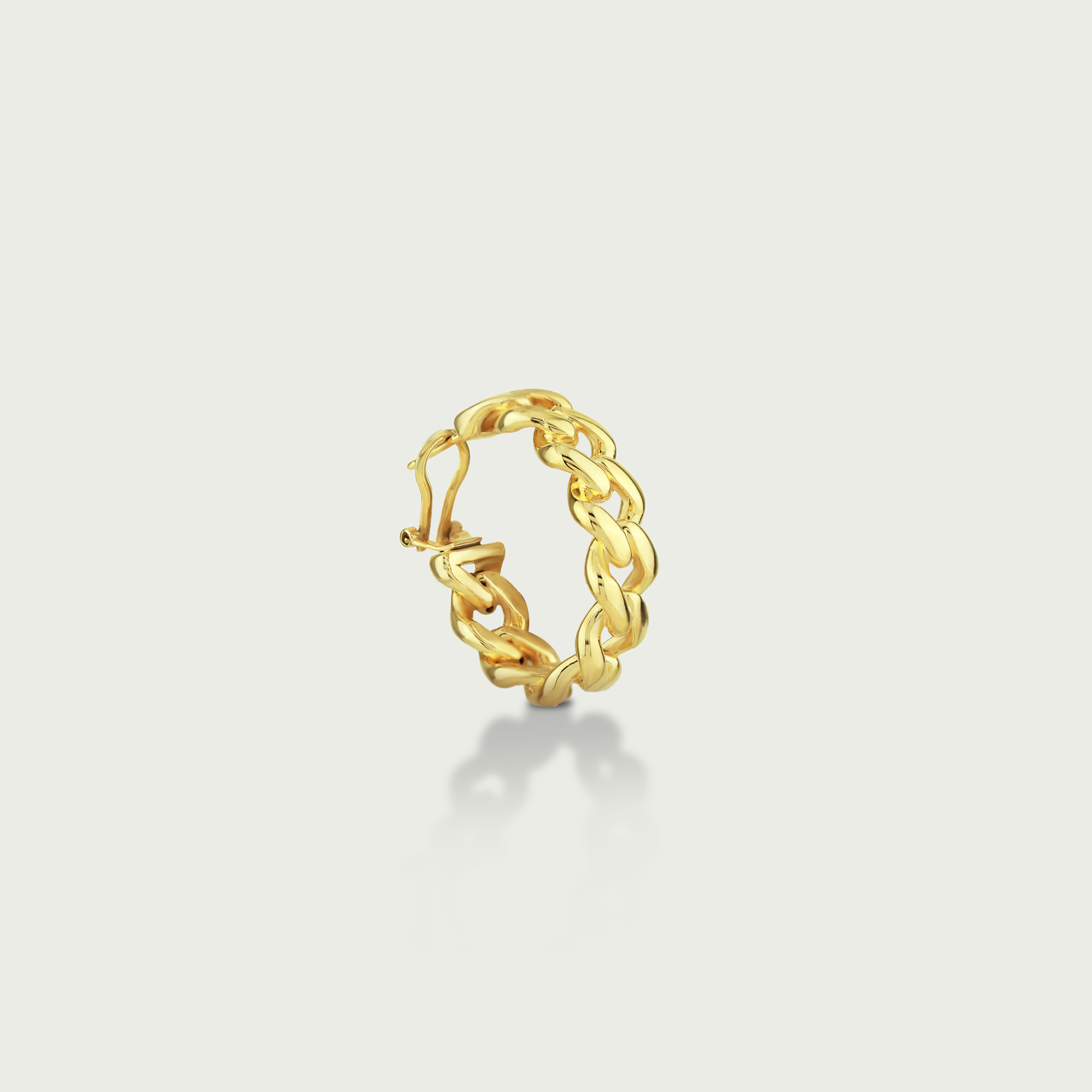 Party for Two Gold Hoop Earrings