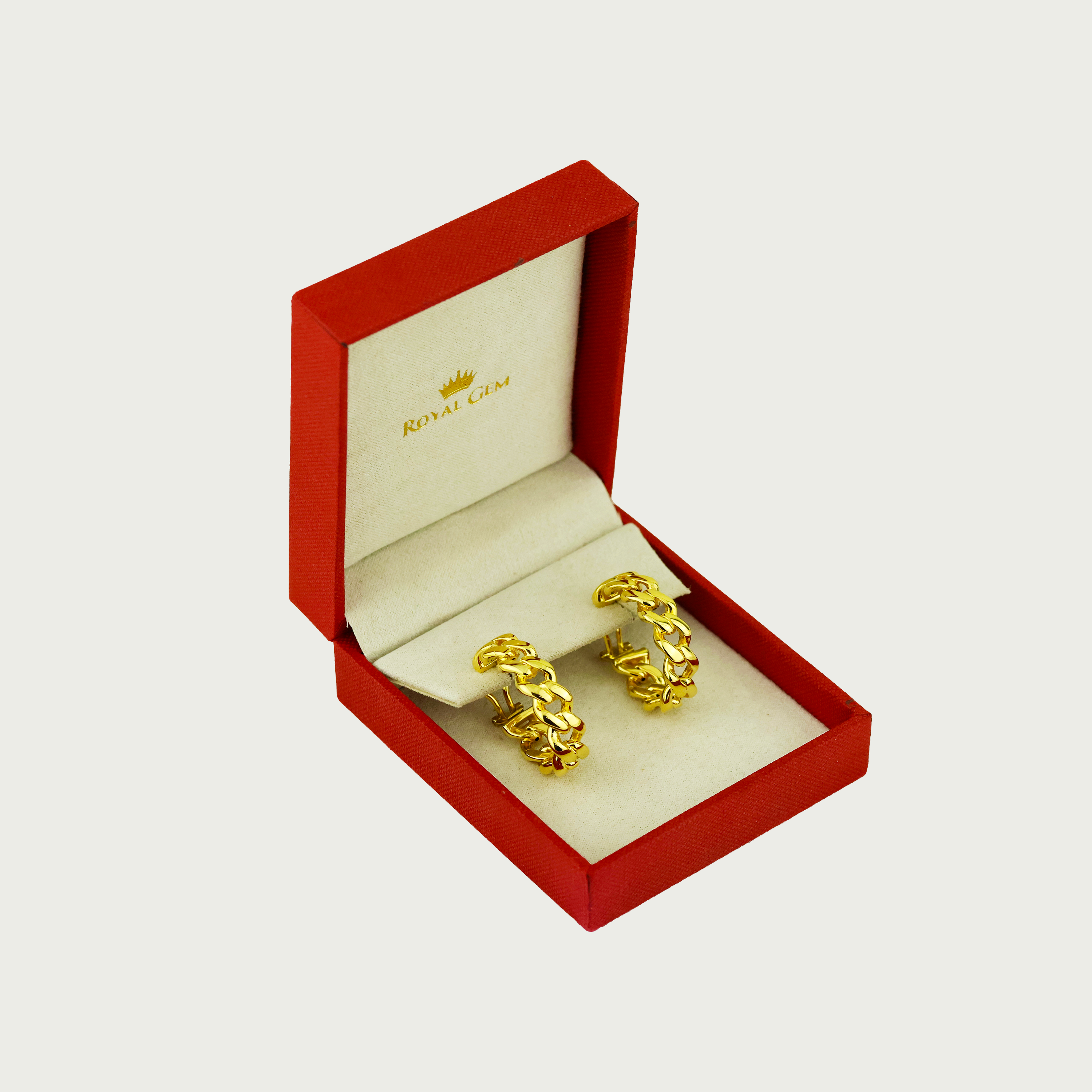 Party for Two Gold Hoop Earrings