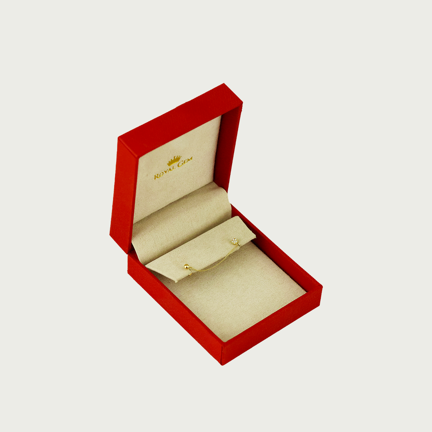 Power Play Dot Gold Piercing Earrings