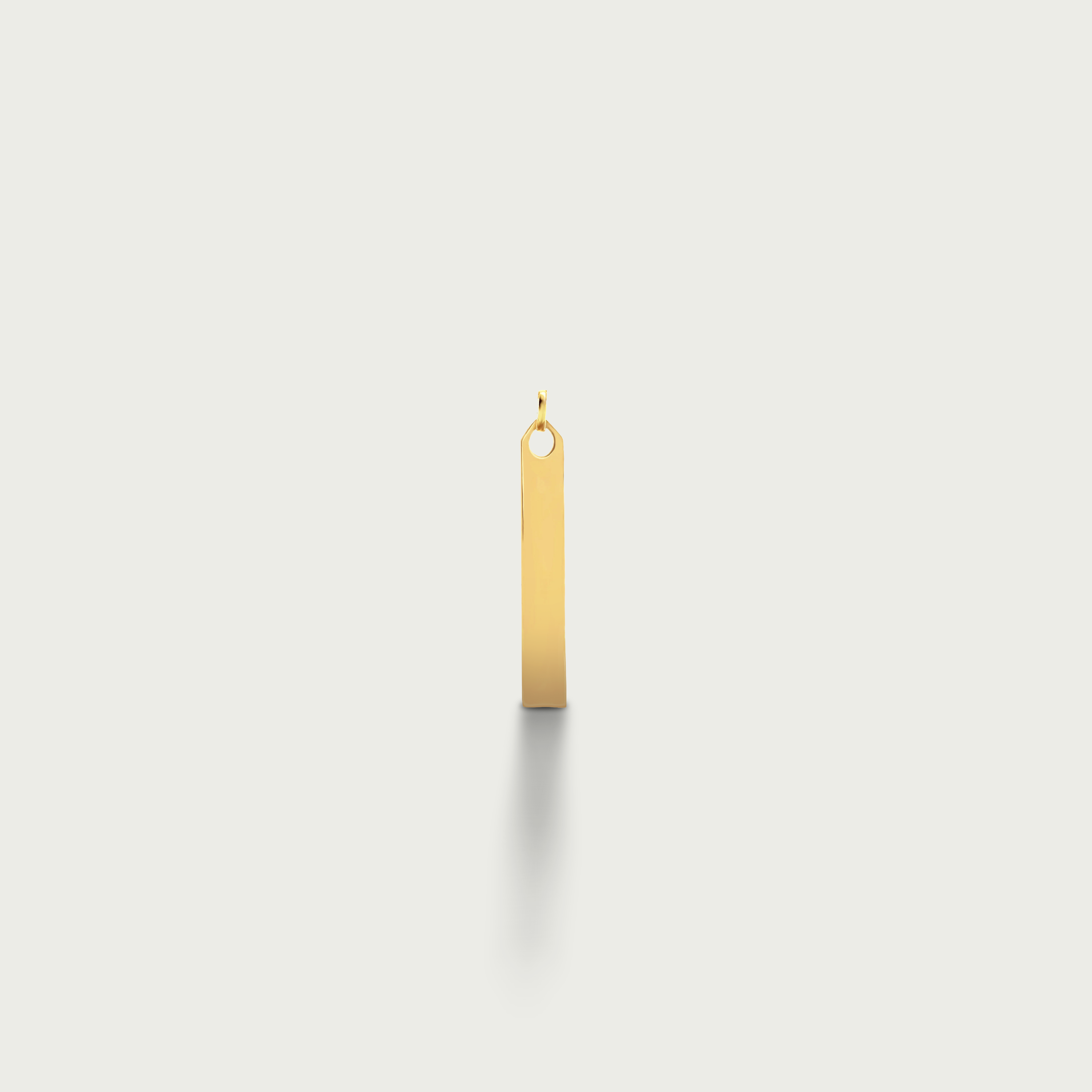 Olivia Yellow Gold Vertical Pendant