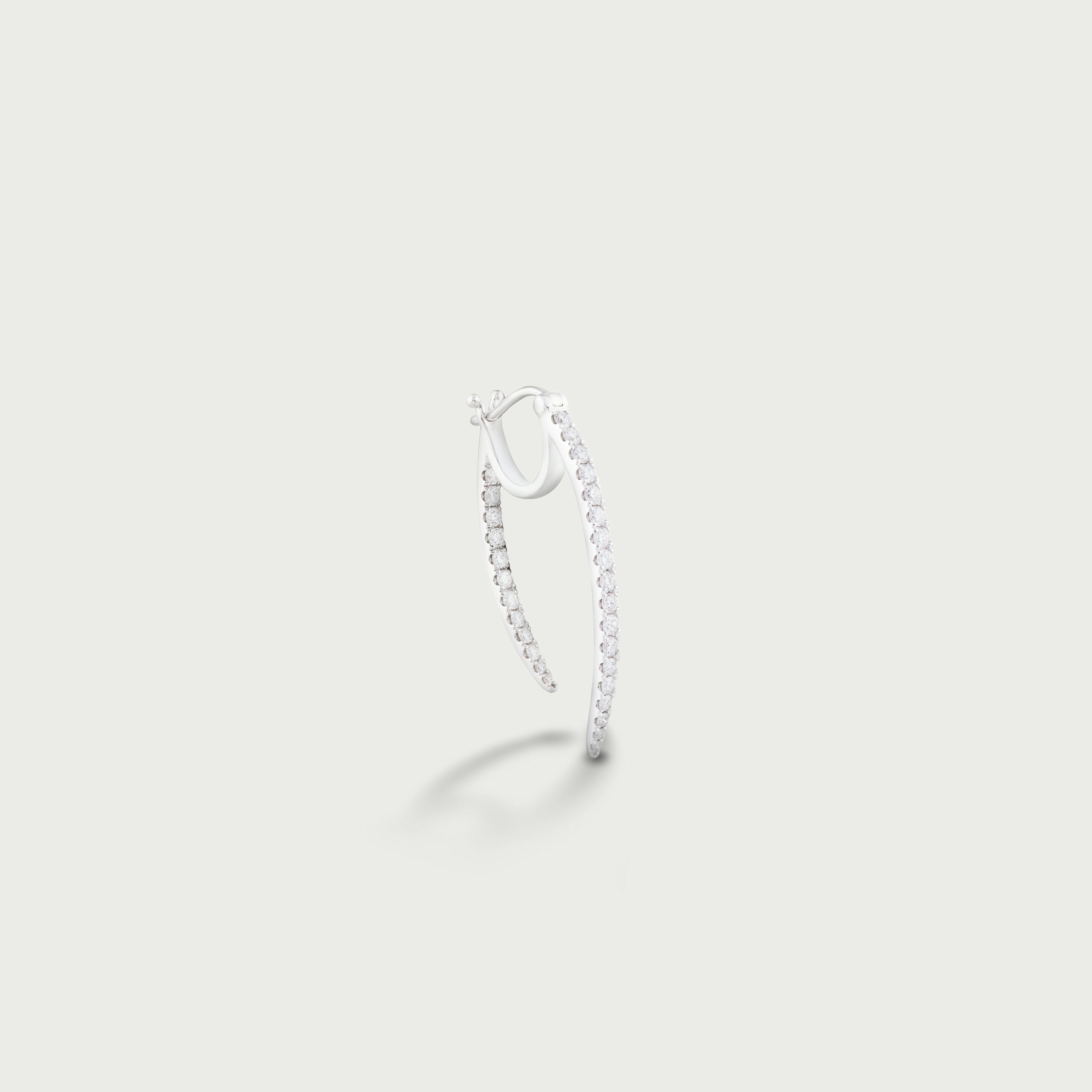 Promise of Forever Diamond Hoop Earrings