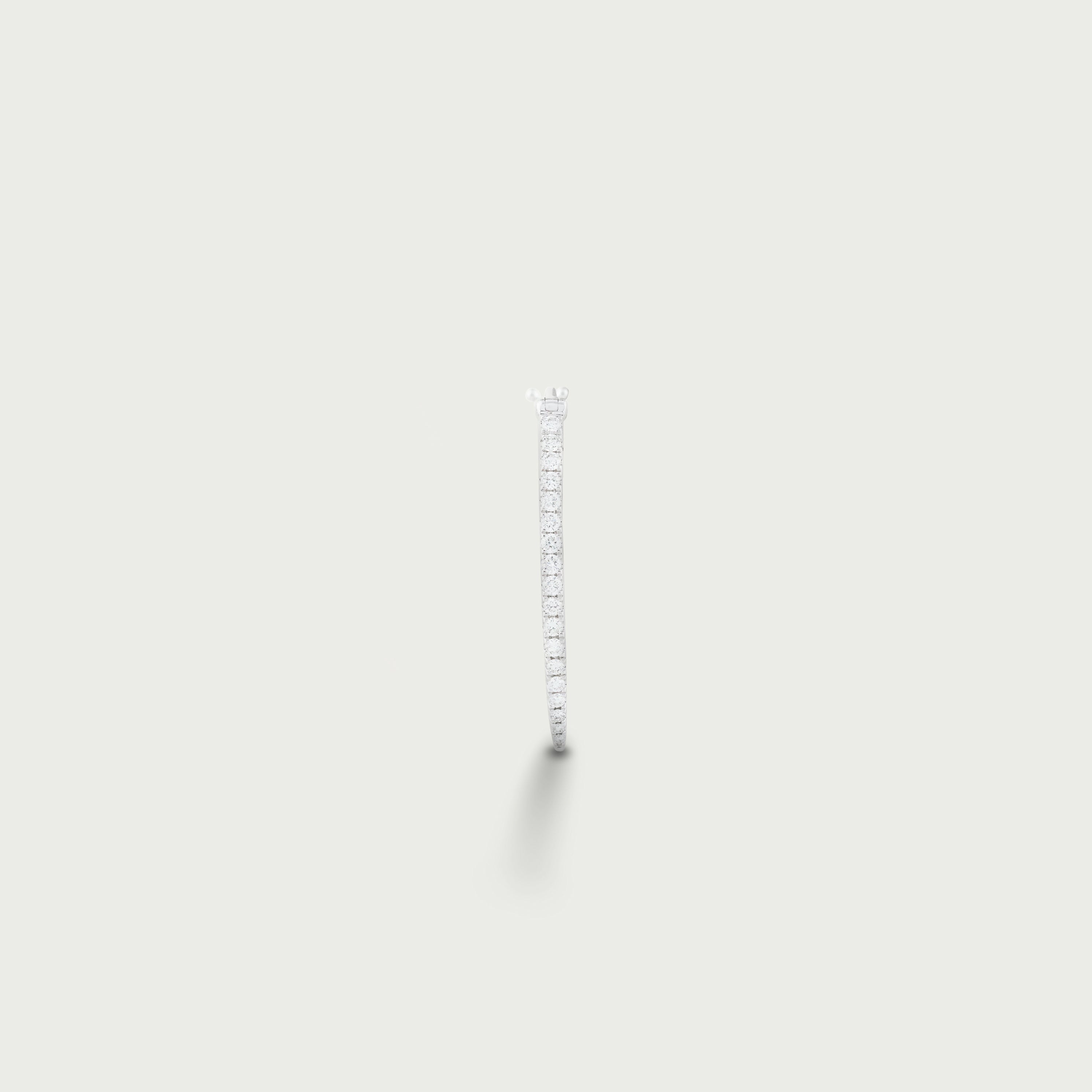 Promise of Forever Diamond Hoop Earrings