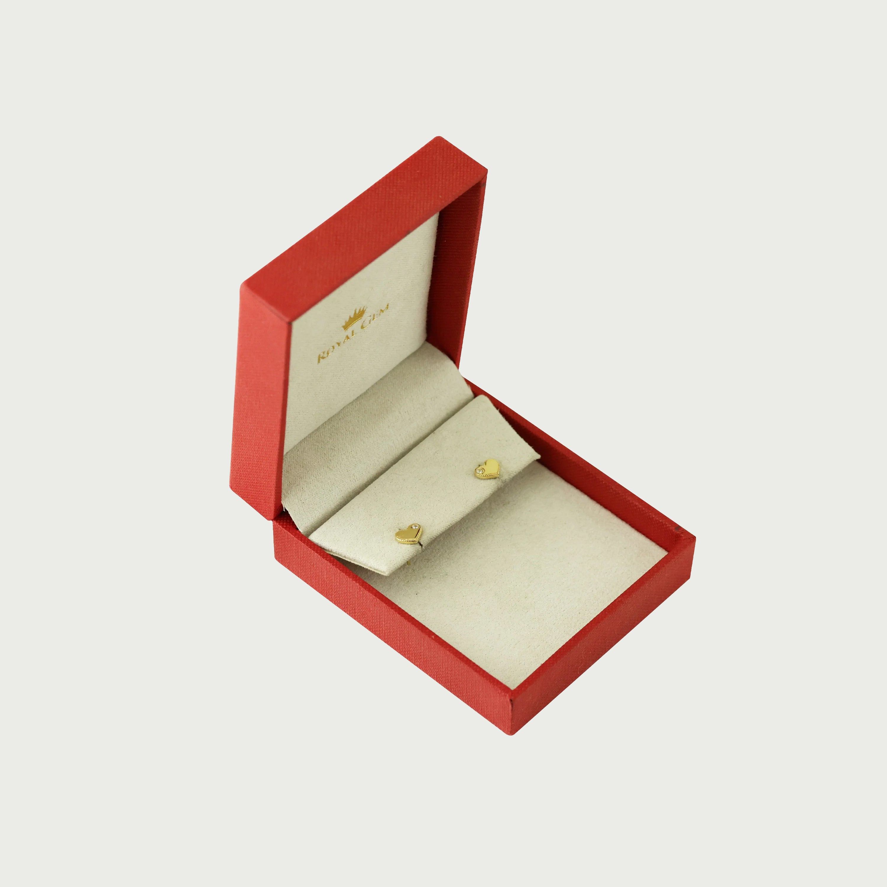 Ready to Love Gold Stud Earrings