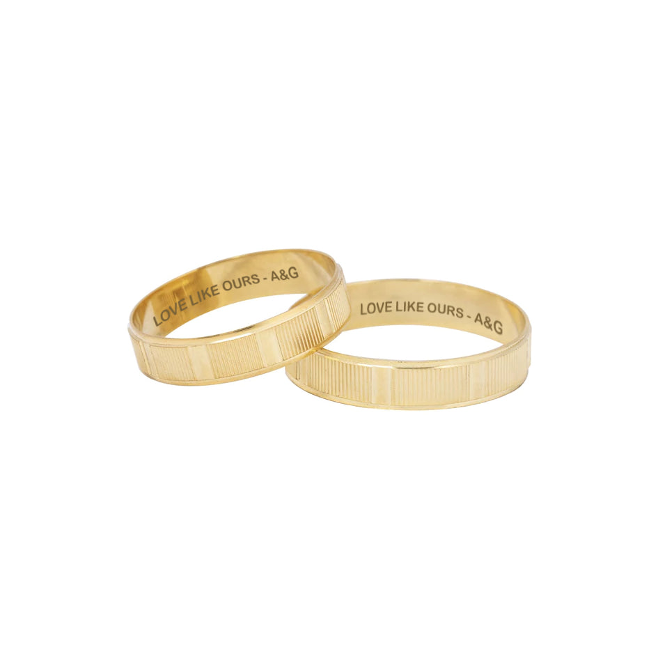 Athena Gold Wedding Ring
