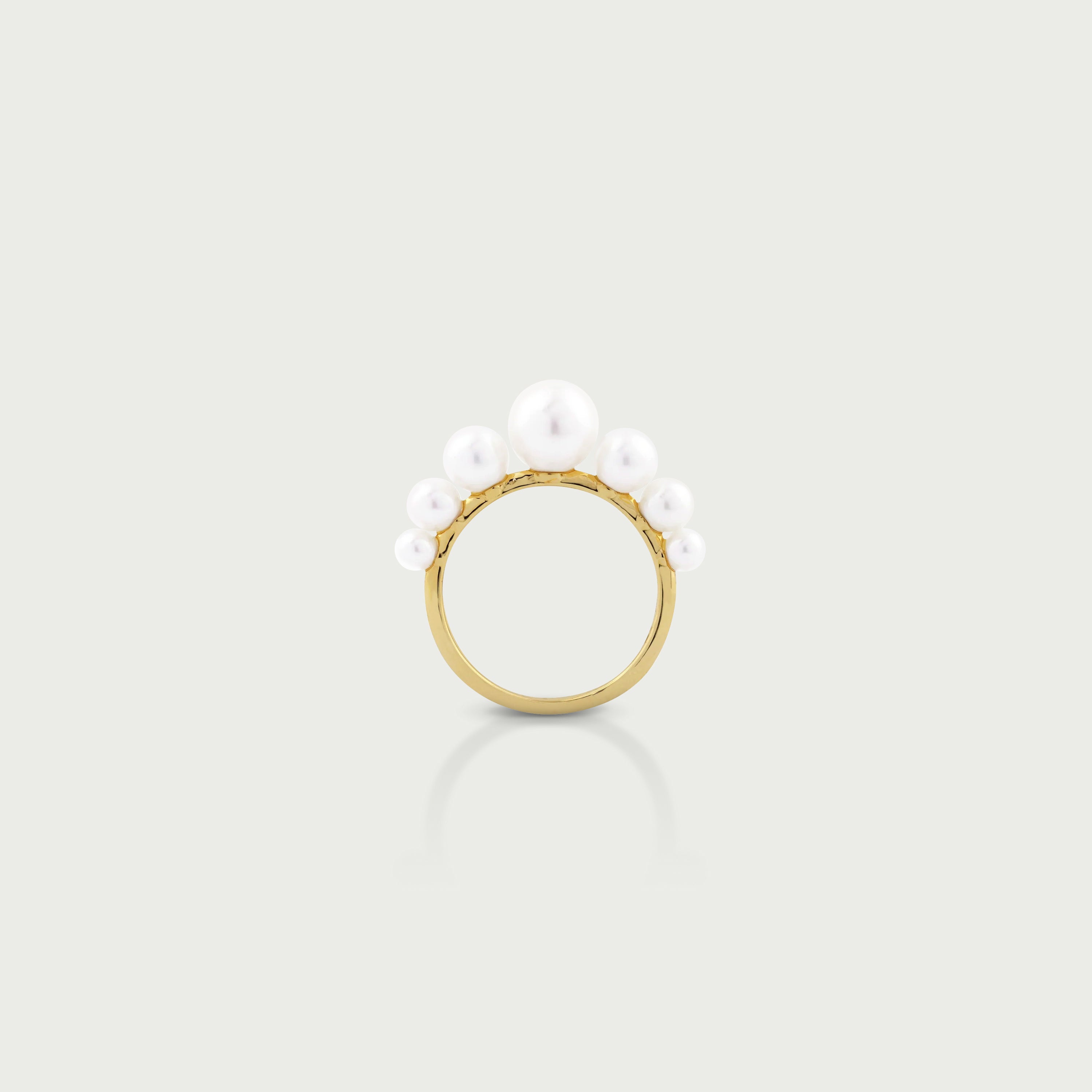 Sea Nymph Seven Pearl Ring